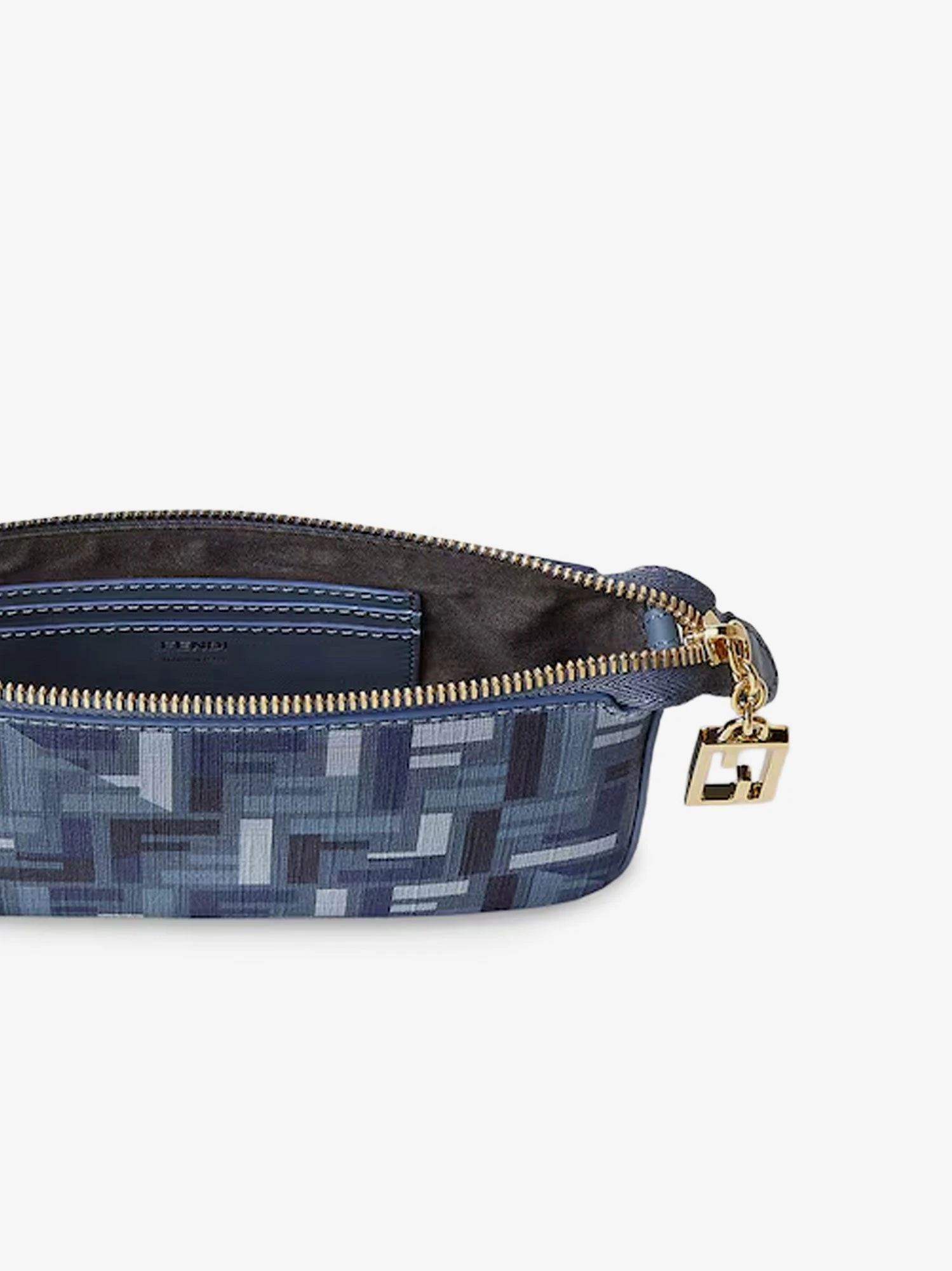 Pouch Baguette FF jacquard fabric shoulder bag.webp
