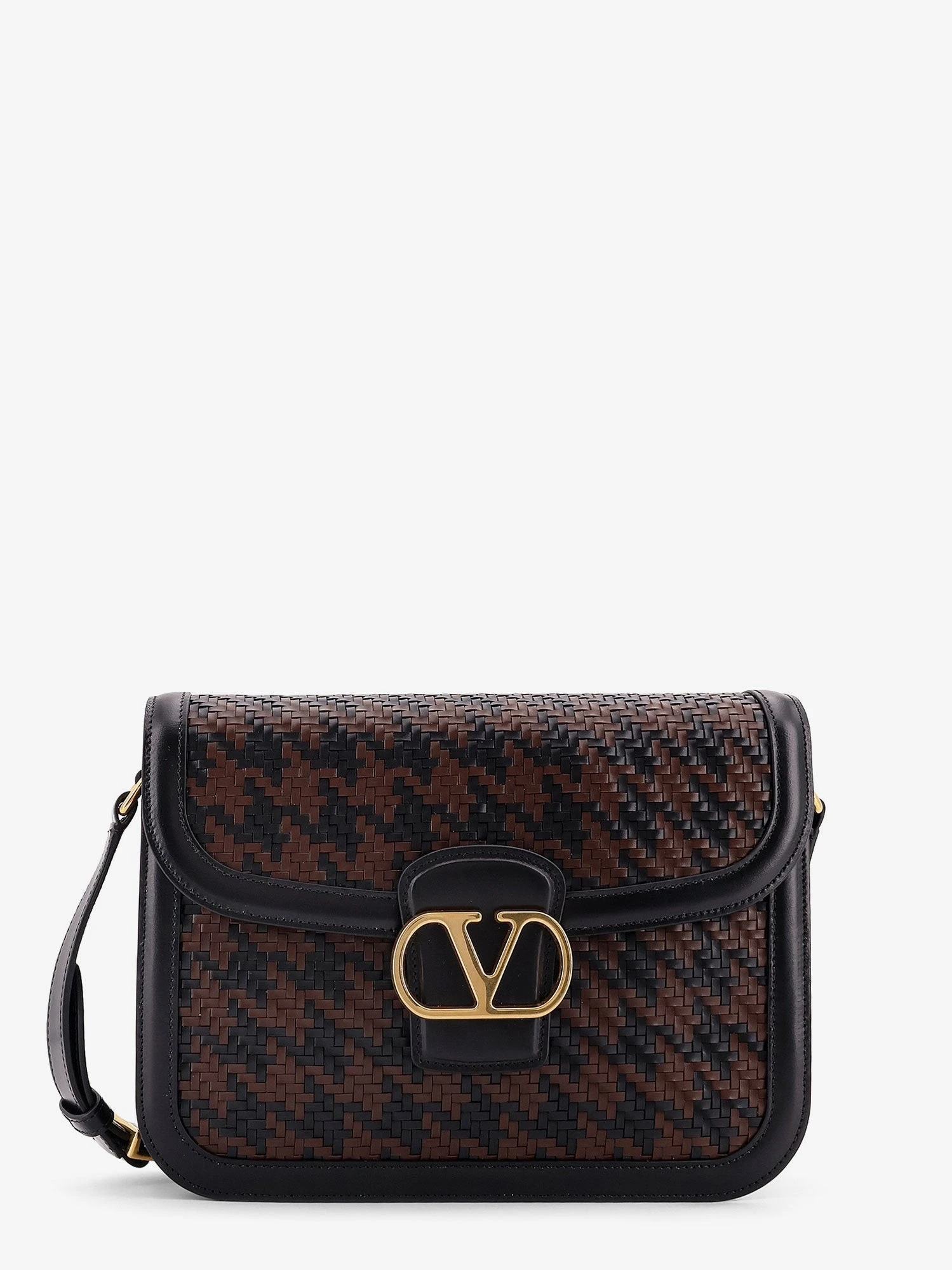 Valentino Garavani 9TO5 woven leather shoulder bag.webp