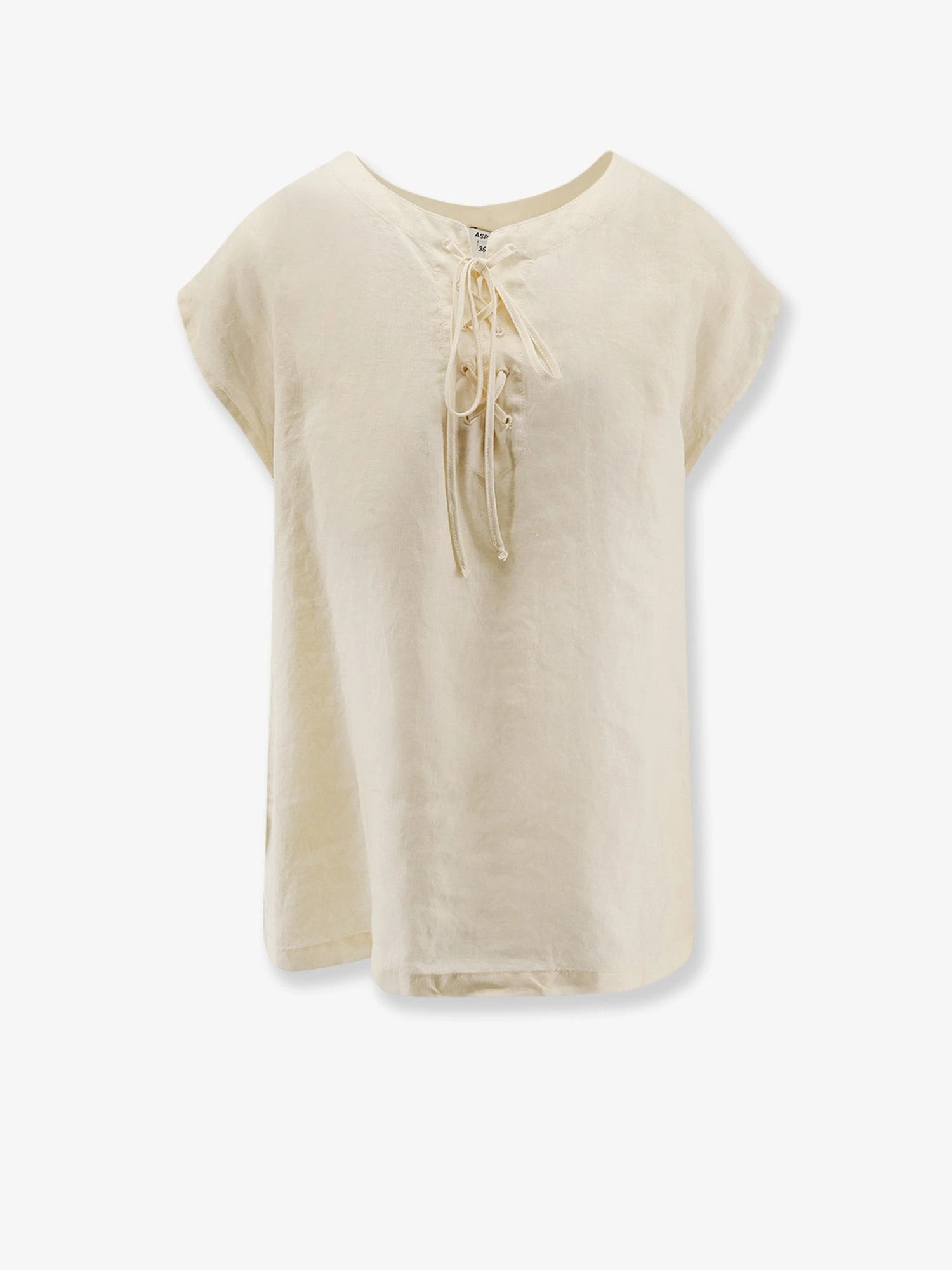 "Vissuto" linen shirt