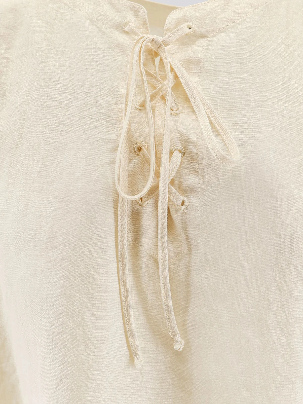 "Vissuto" linen shirt