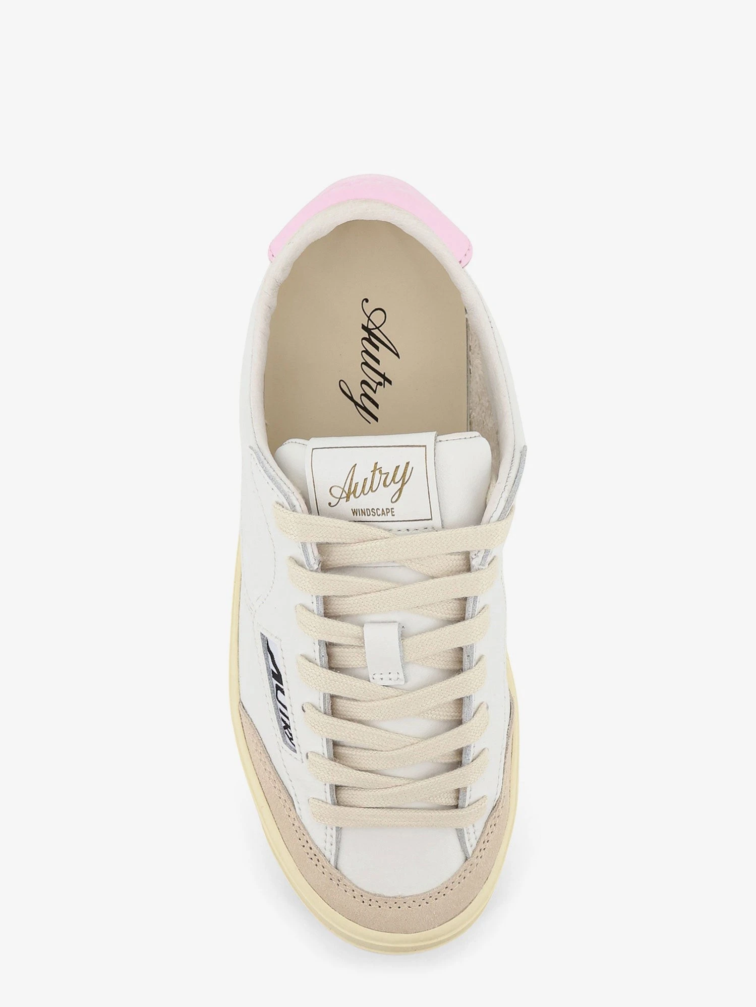 Windscape leather sneakers with suede insert.webp