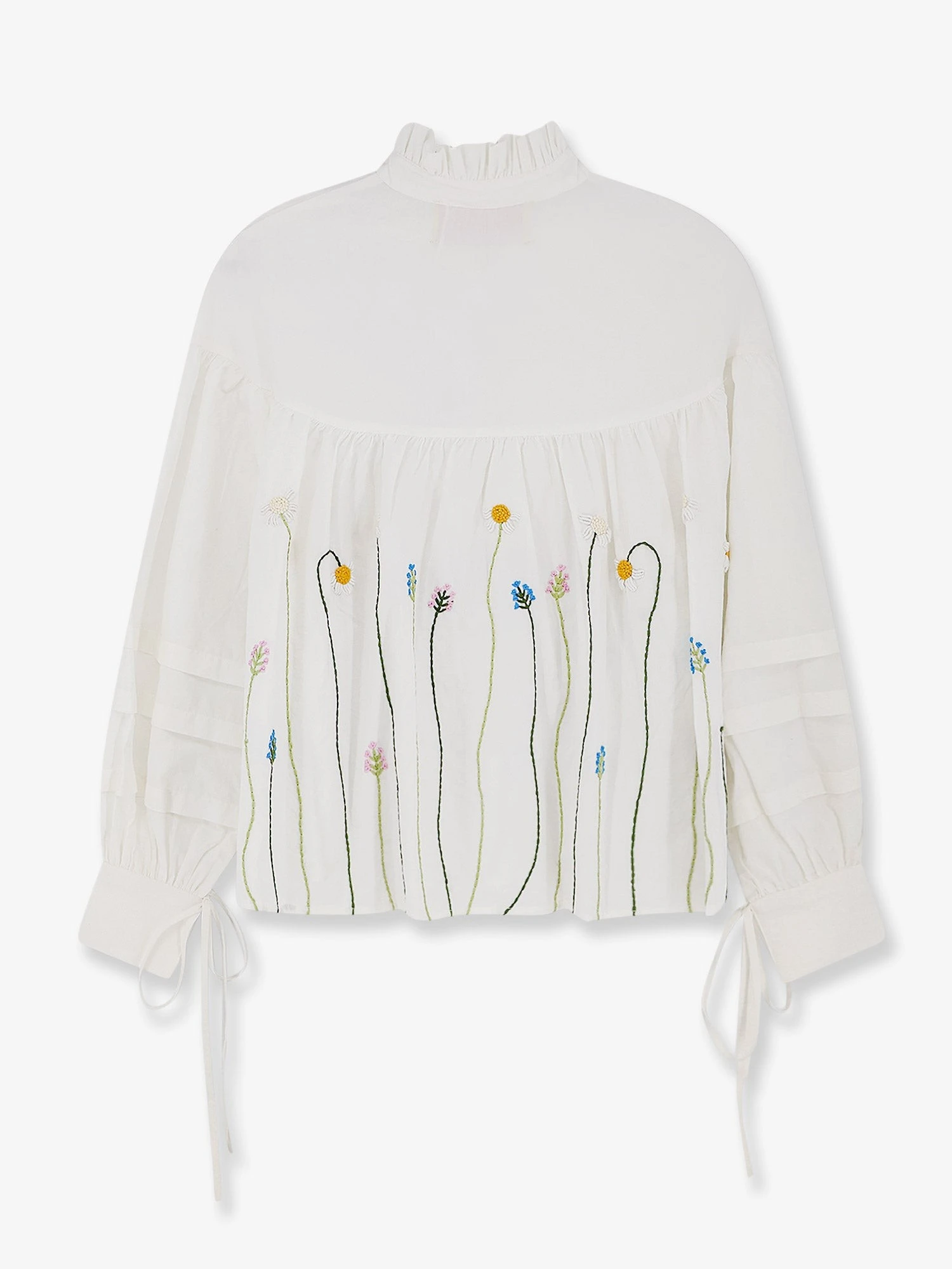 Valentina cotton shirt with multicolor embroidery.webp