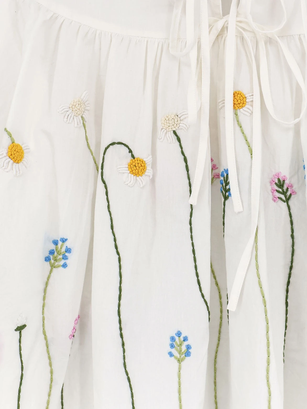 Valentina cotton shirt with multicolor embroidery.webp