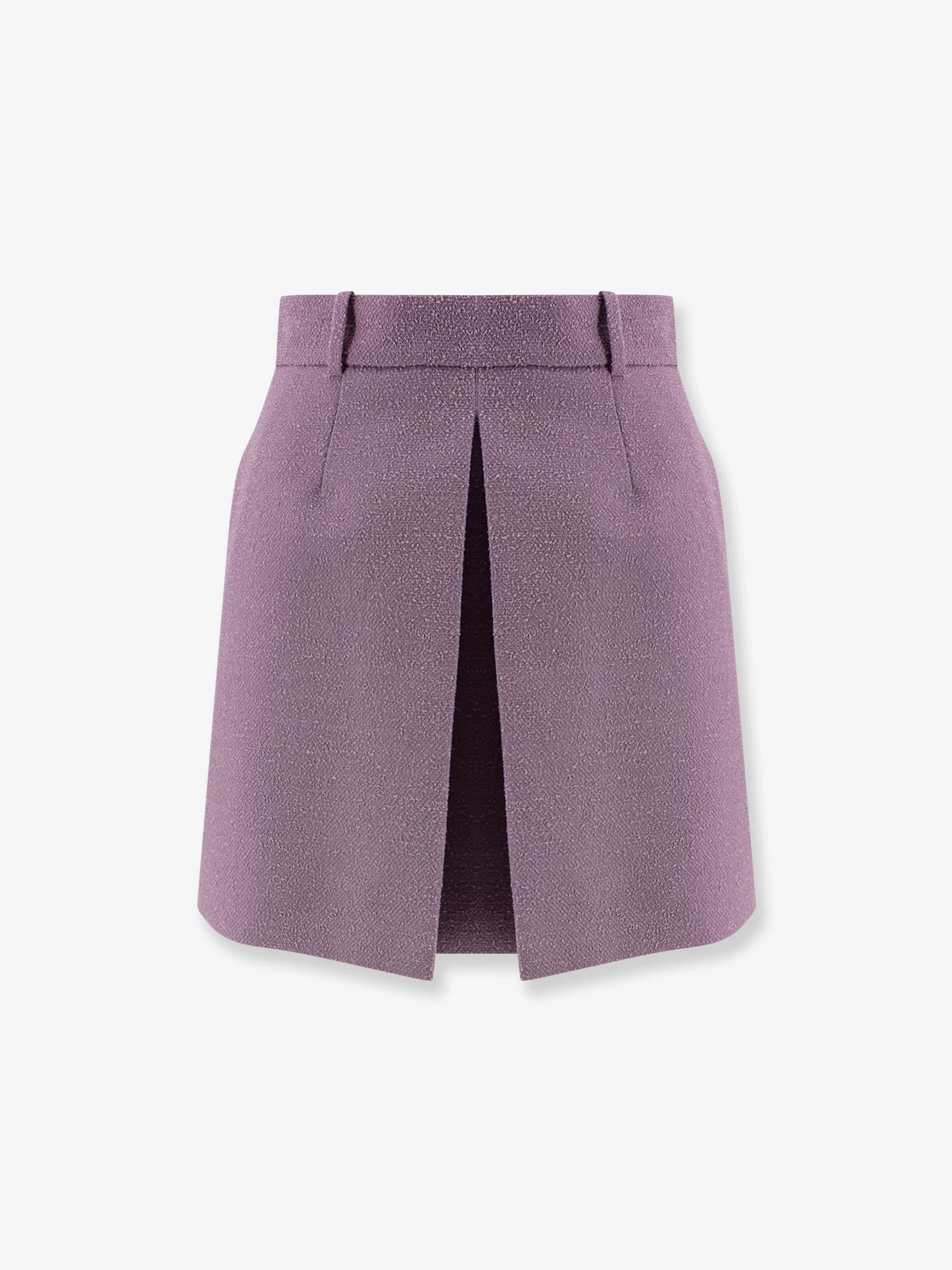 Bouclé virgin wool blend skirt.webp