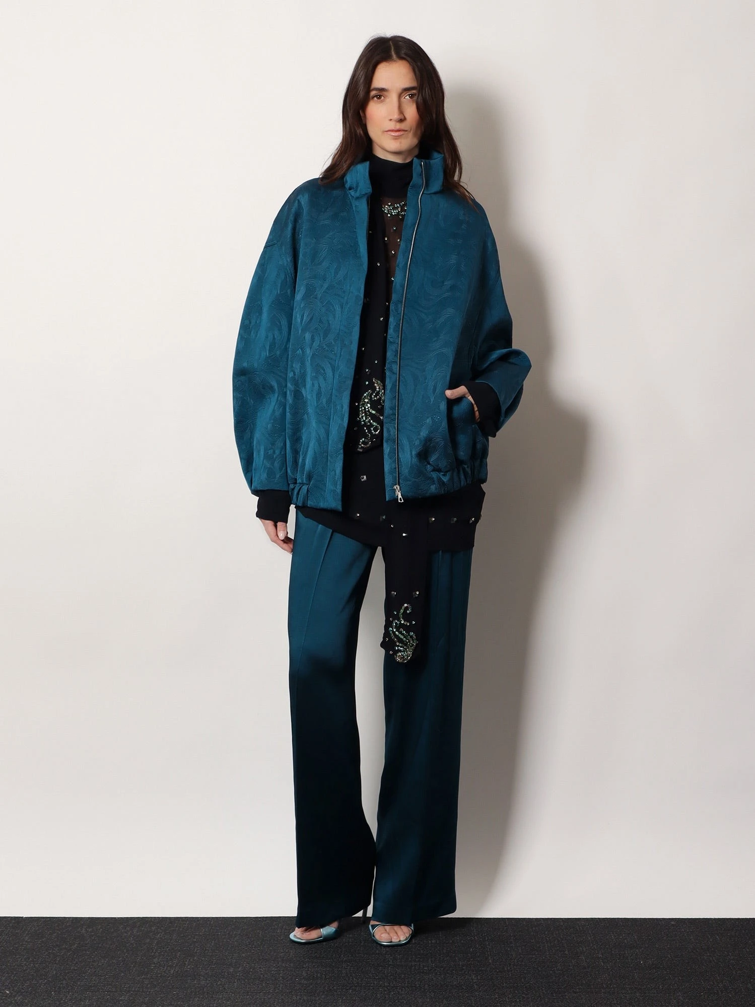 Viscose shirt with rhinestones.webp