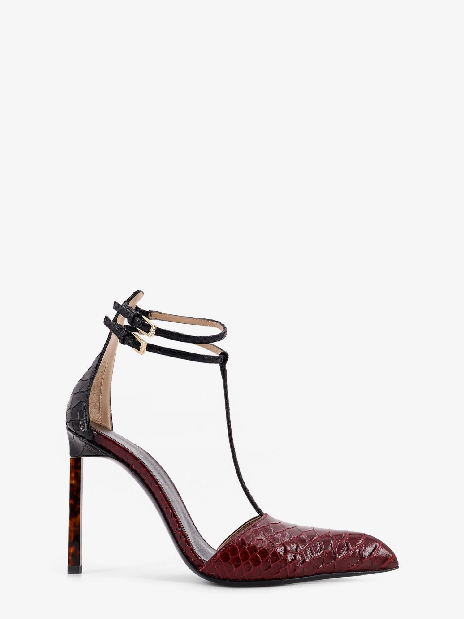 Python-effect leather pumps.webp