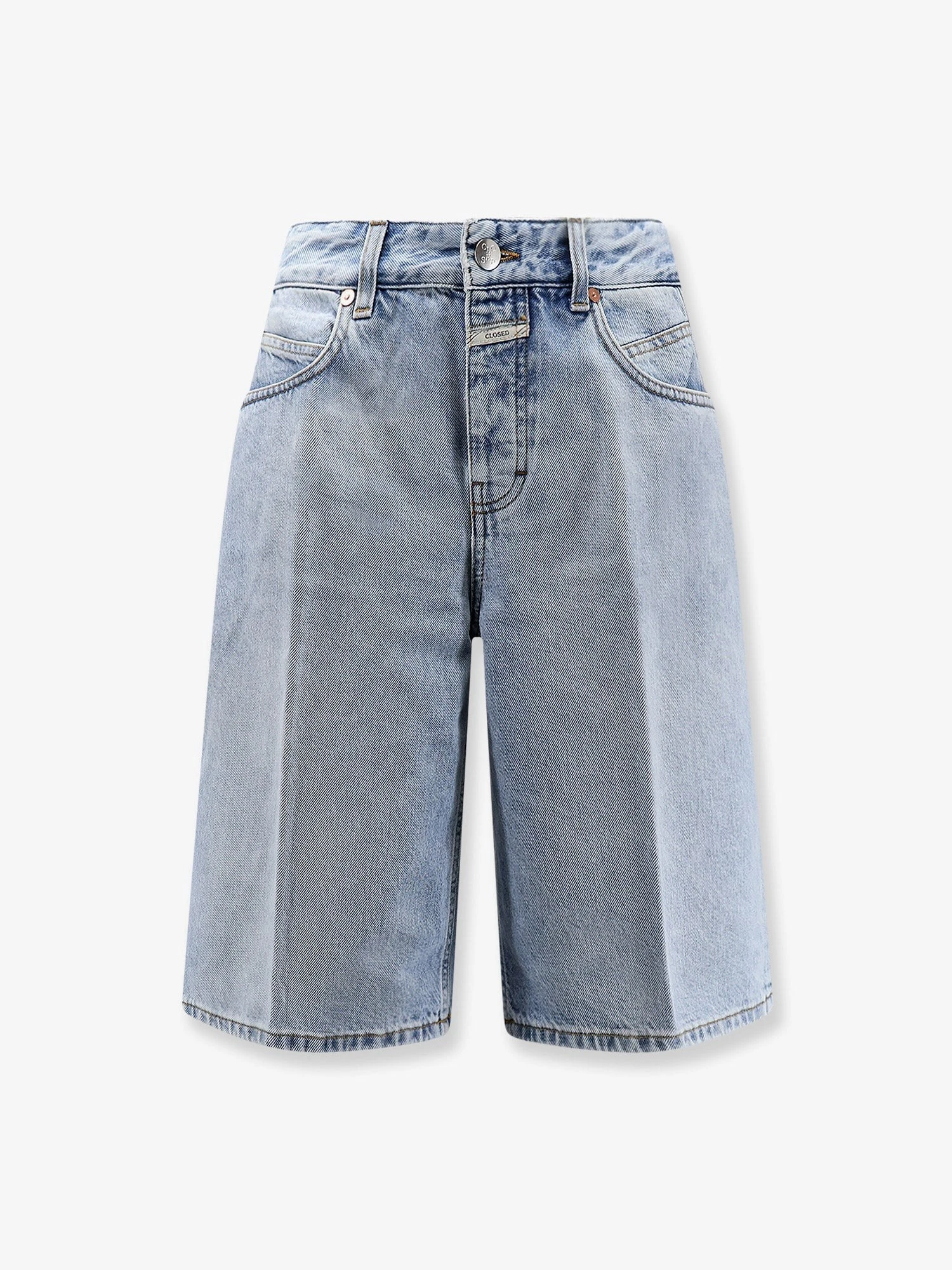 Jenica Bermuda blue denim shorts.webp
