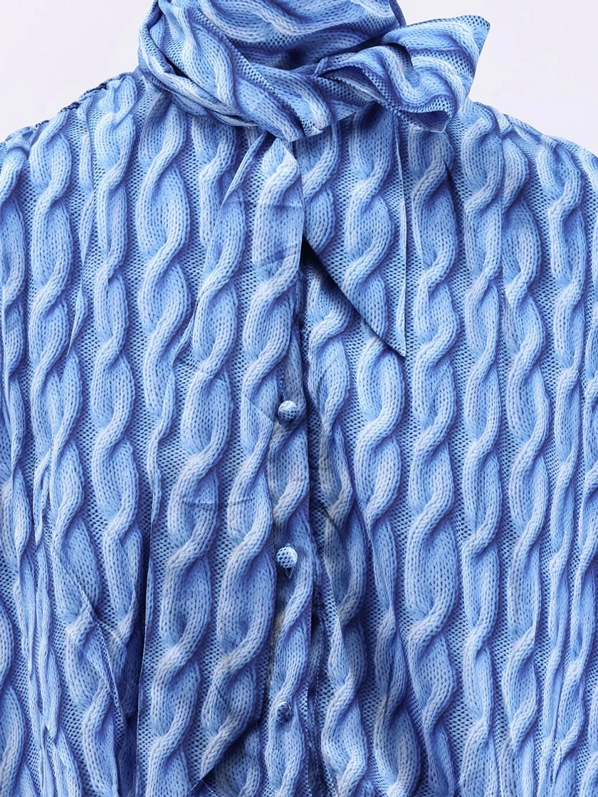 Printed fabric long dress.webp