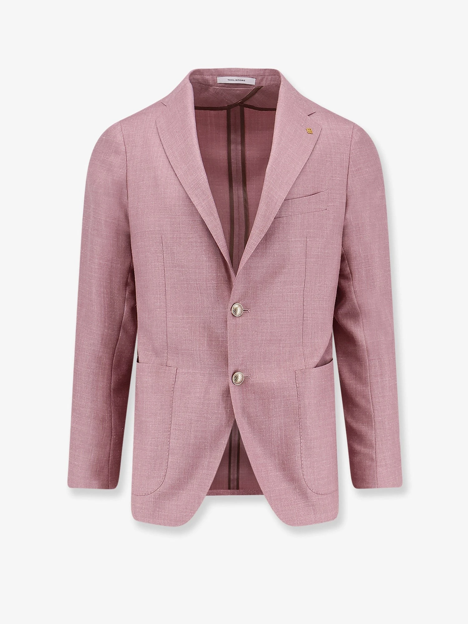 Virgin wool, silk and linen blazer.webp