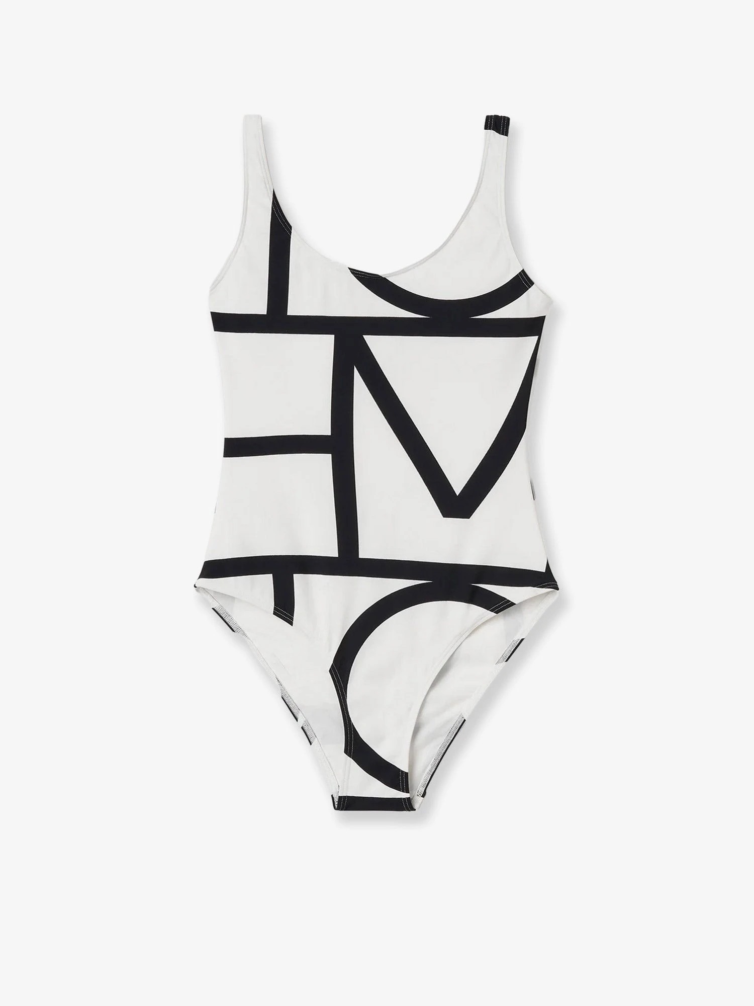 One-piece swimsuit with Monogram print.webp