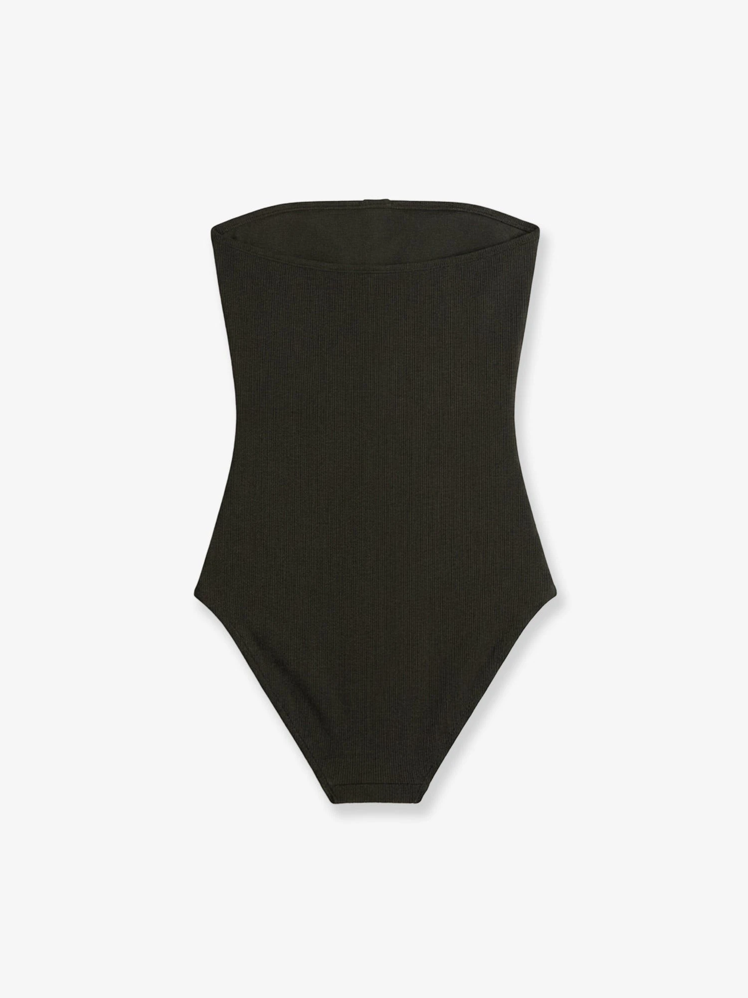 One-piece swimsuit with ribbed pattern.webp