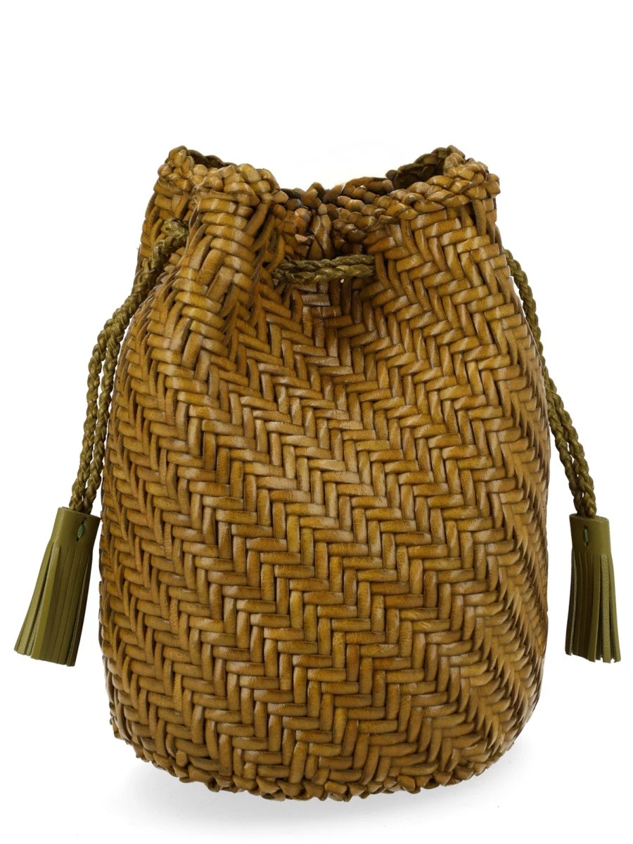 BORSA "POMPOM DOUBLE JUMP TAN".webp