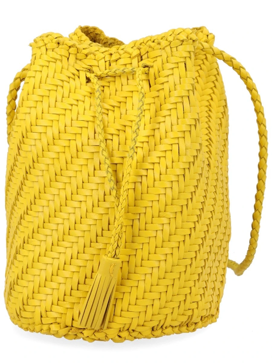 BORSA "POMPOM DOUBLE JUMP TAN".webp