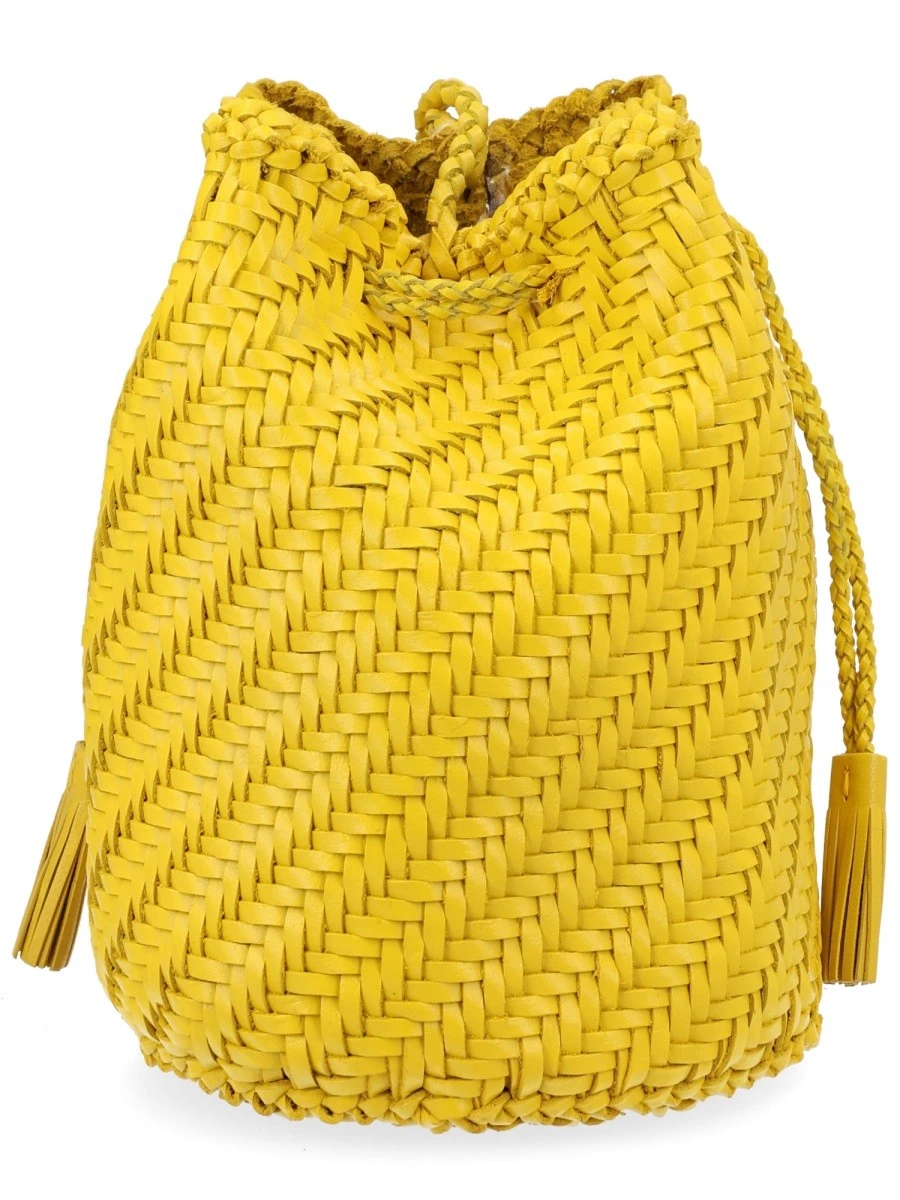 BORSA "POMPOM DOUBLE JUMP TAN".webp