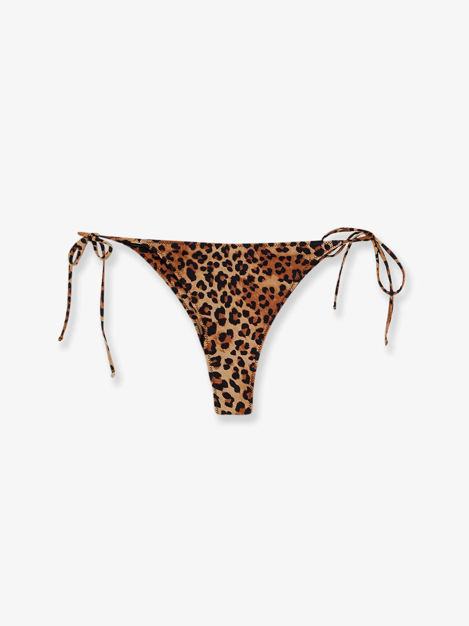 Nylon bikini bottoms with animal print.webp