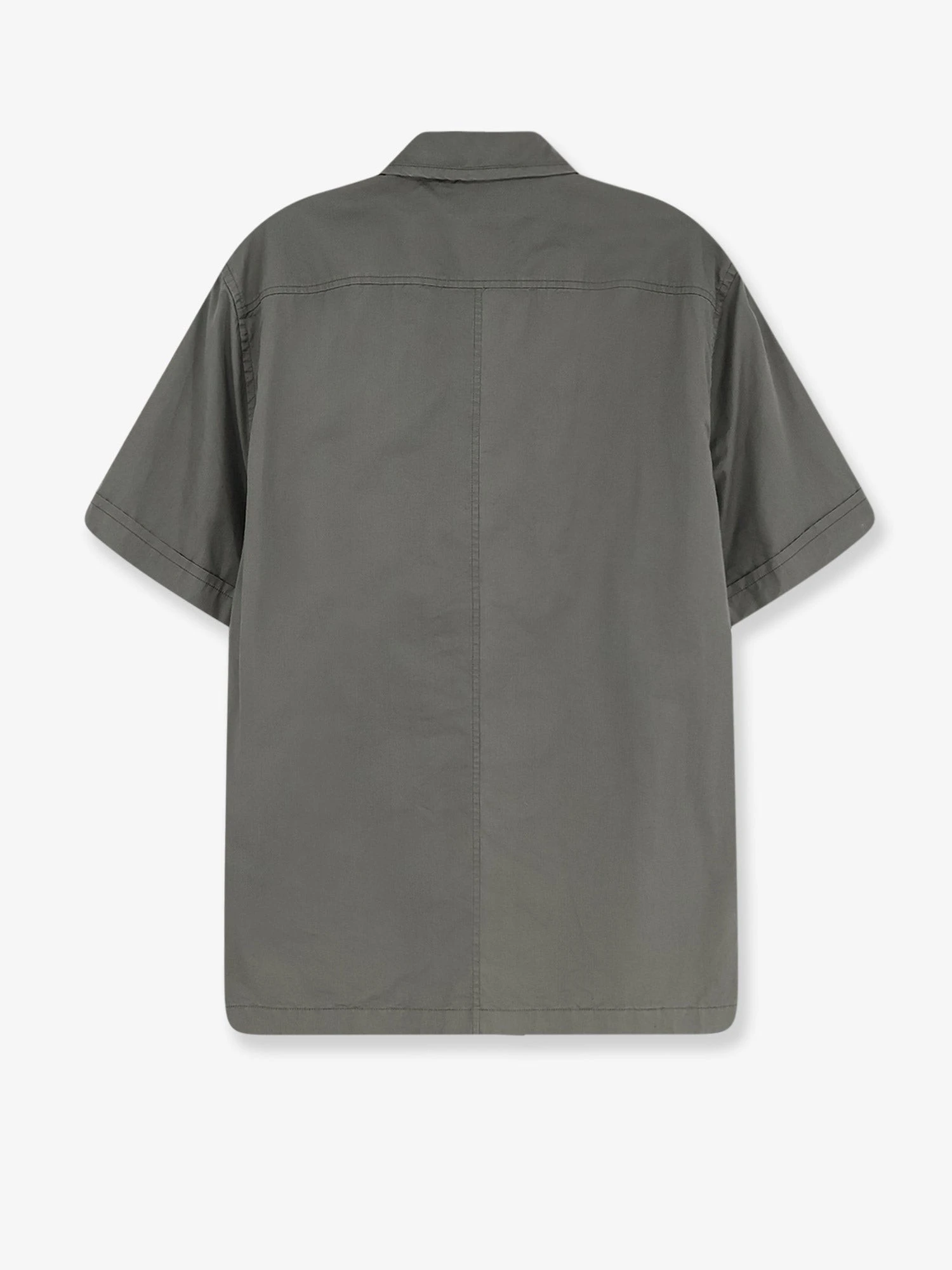 Cotton shirt with Logo patch.webp