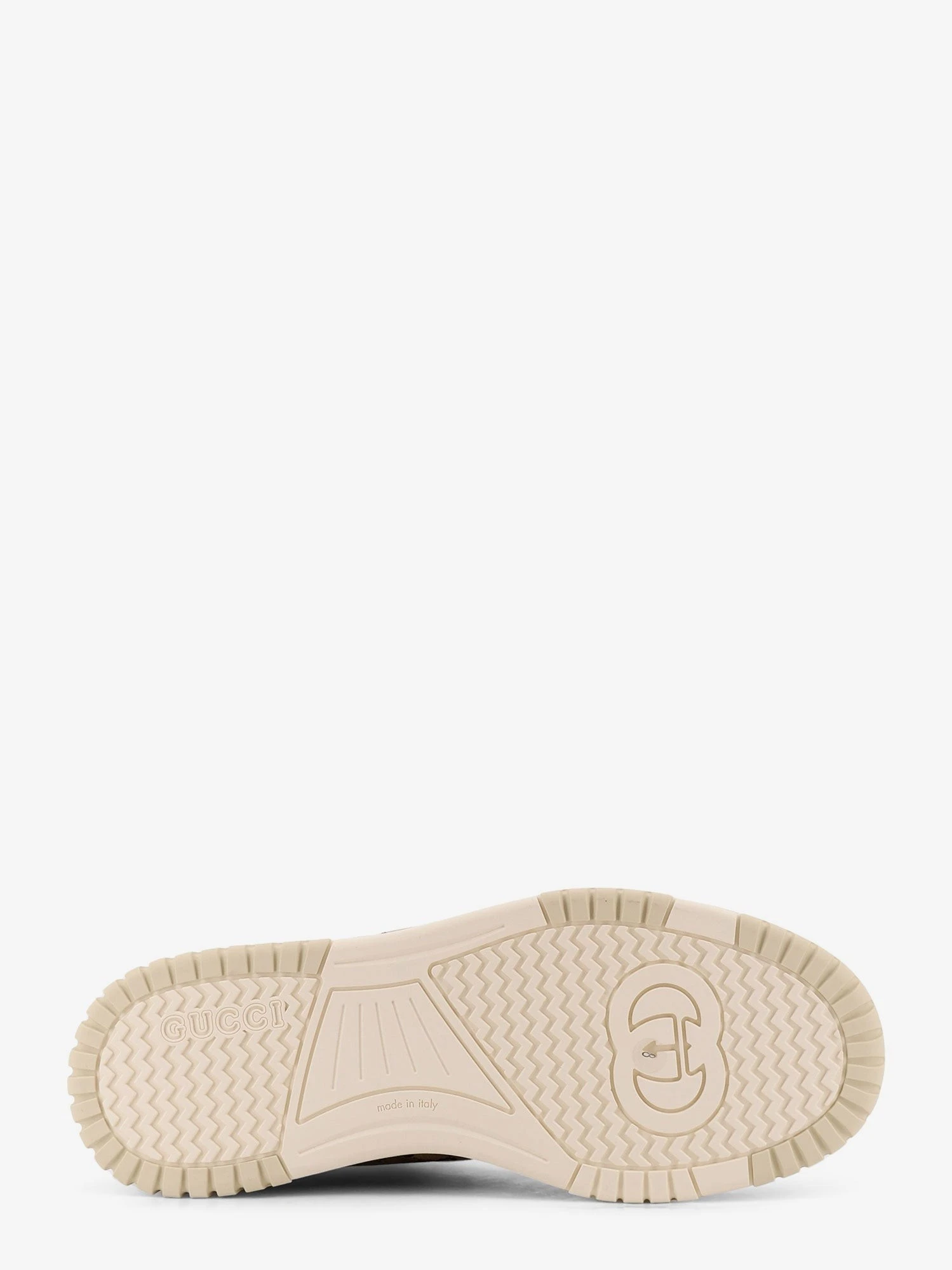 Leather and suede Low-top Re-Web sneakers with GG Supreme fabric inserts.webp