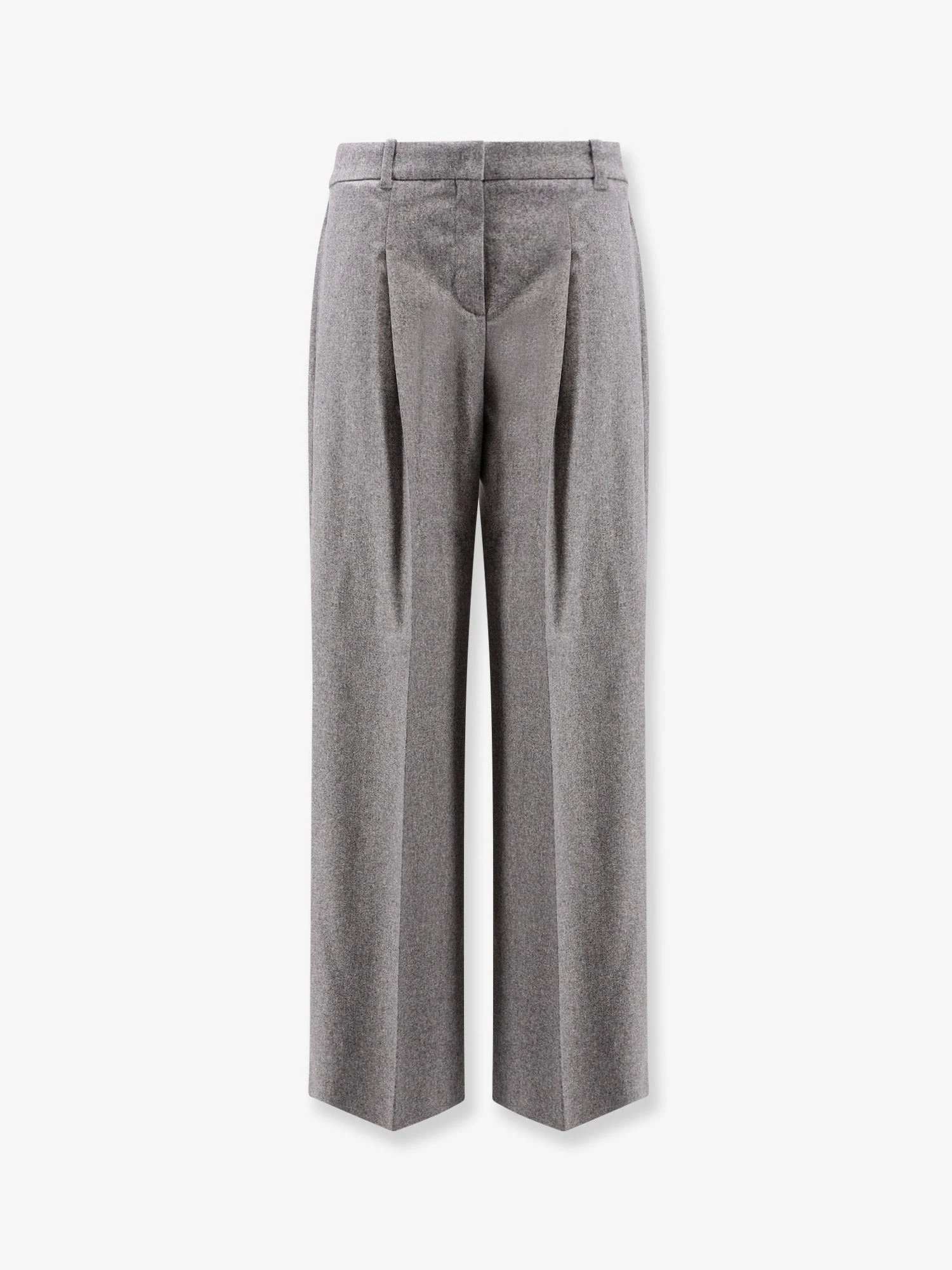 Melange wool blend trousers.webp