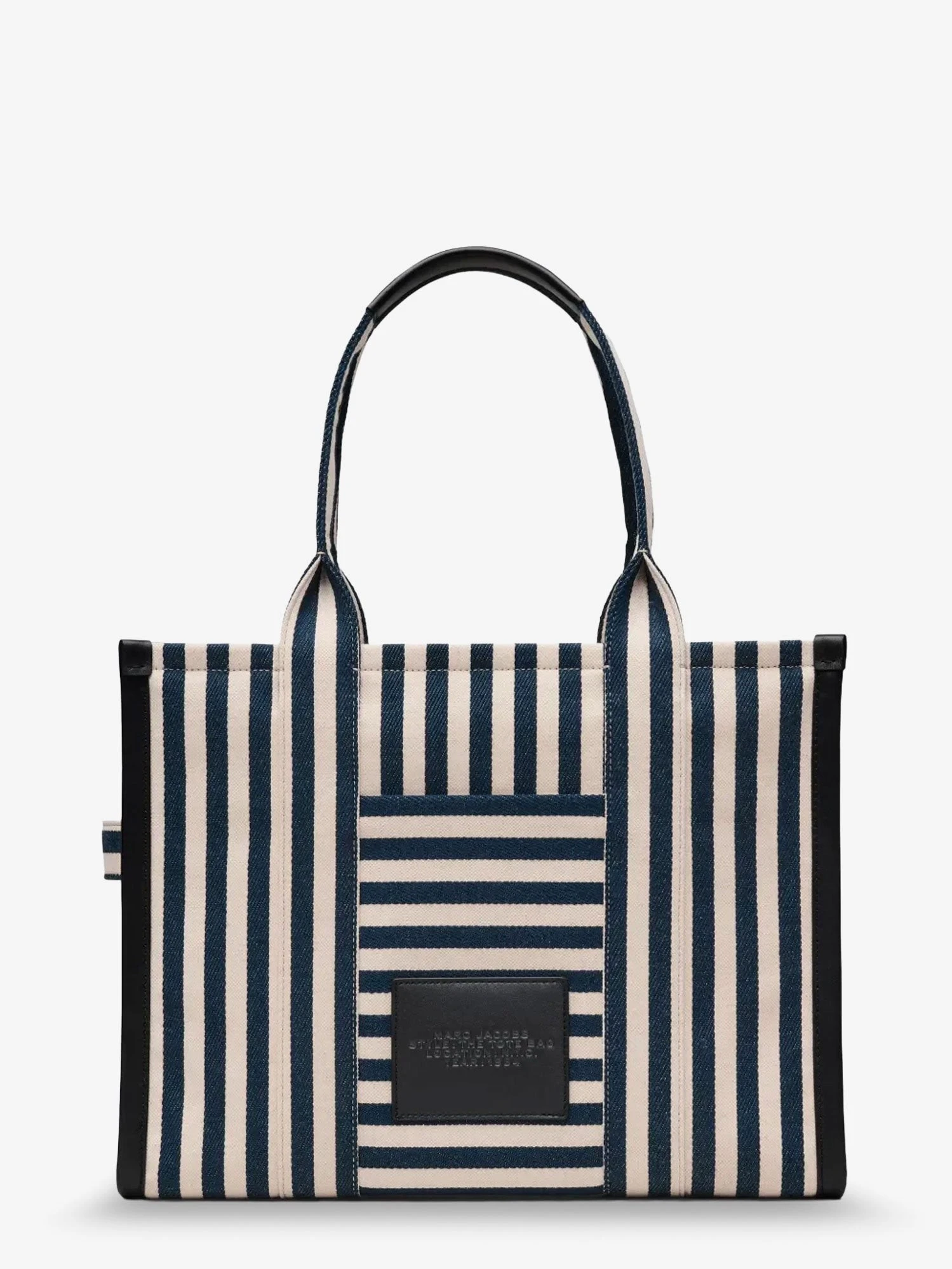 The Large Tote canvas handbag with front embroidered logo.webp