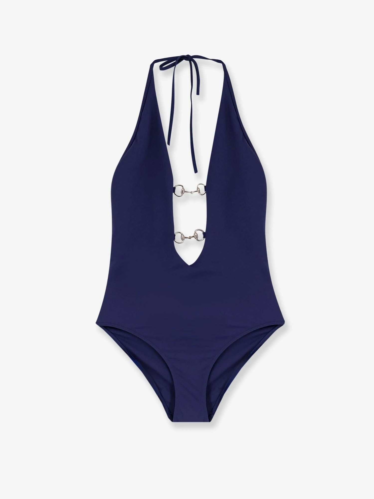 One-piece swimsuit with Horsebit details.webp