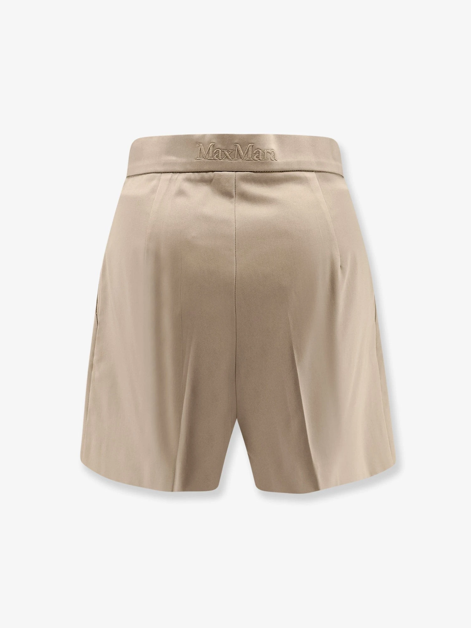 Tabacco stretch cotton shorts.webp