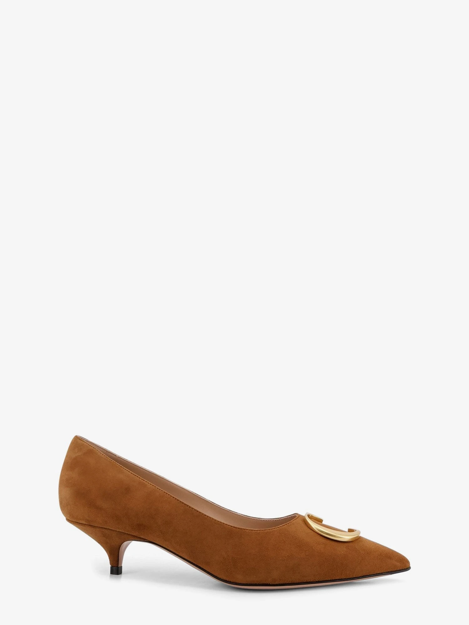 Dior Initials suede pumps with metal CD initials.webp