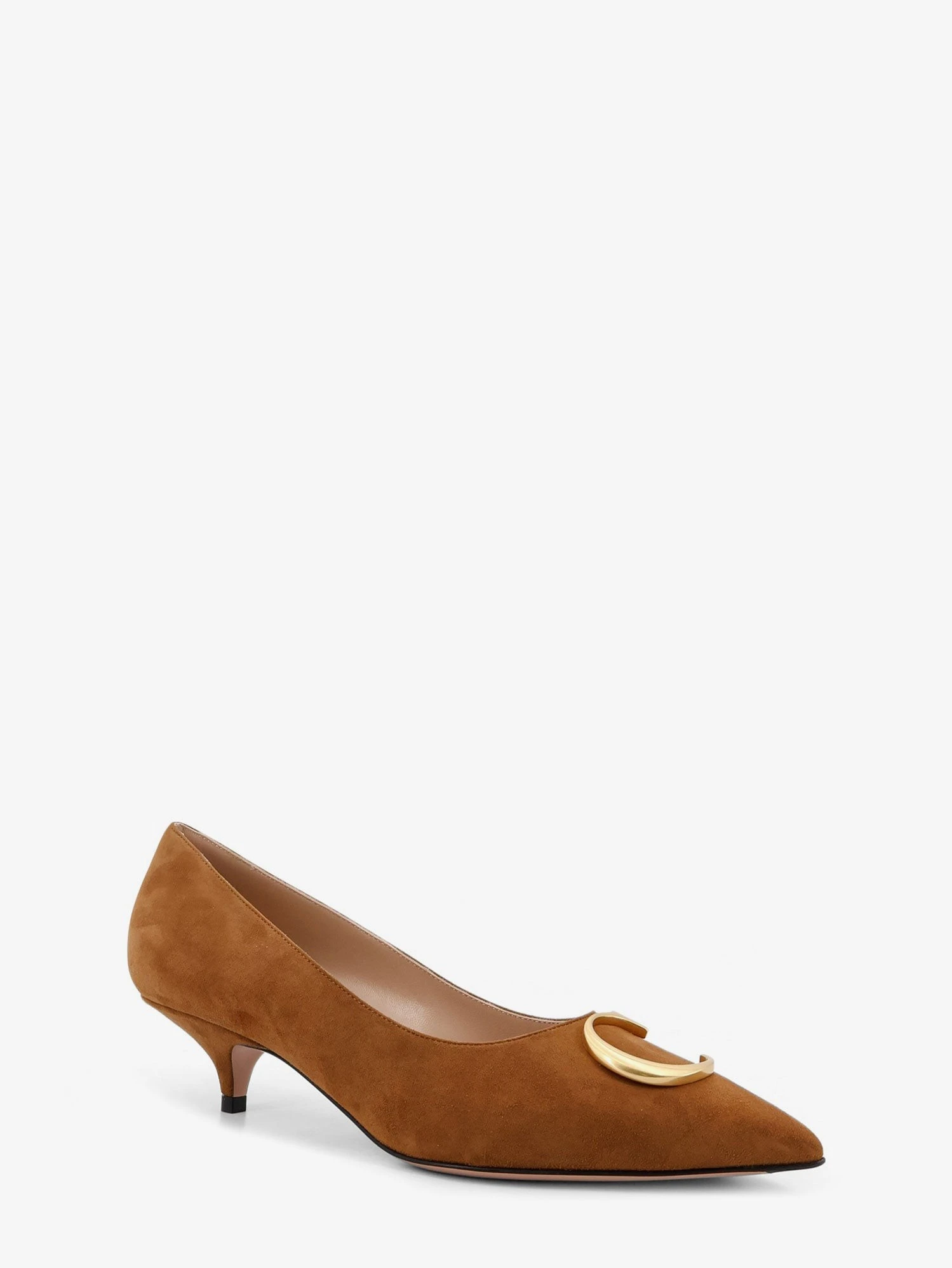 Dior Initials suede pumps with metal CD initials.webp