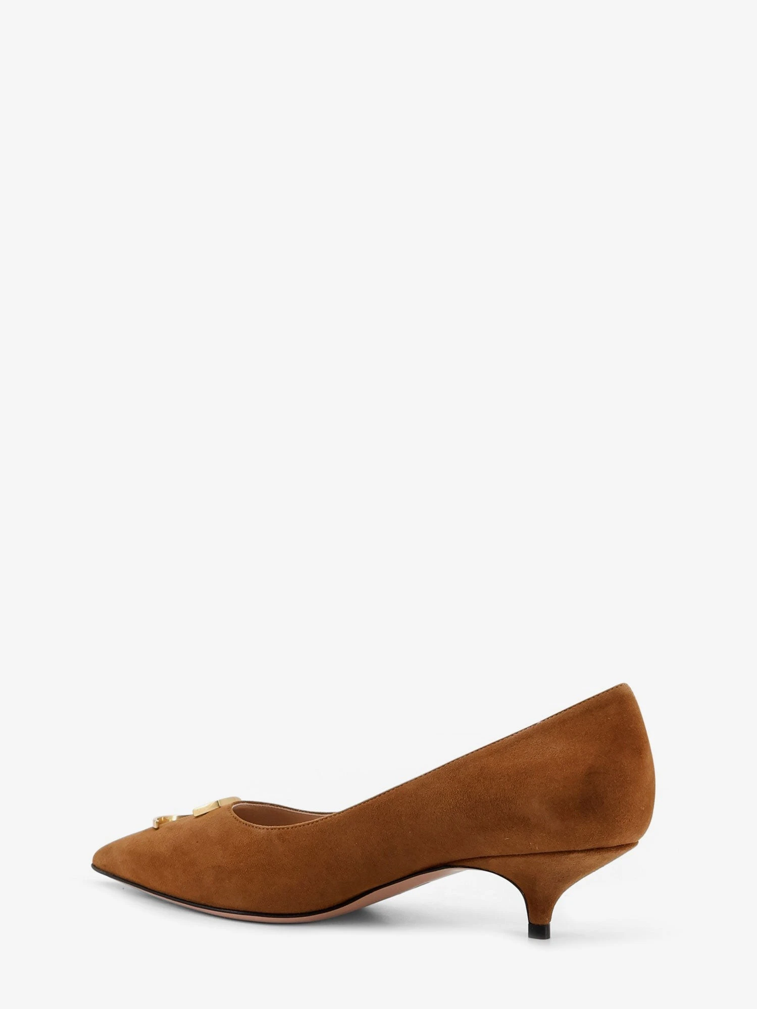 Dior Initials suede pumps with metal CD initials.webp