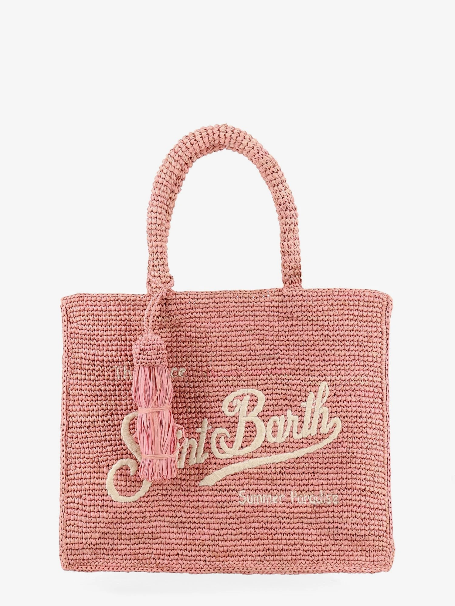 Colette raffia handbag with embroidered logo.webp