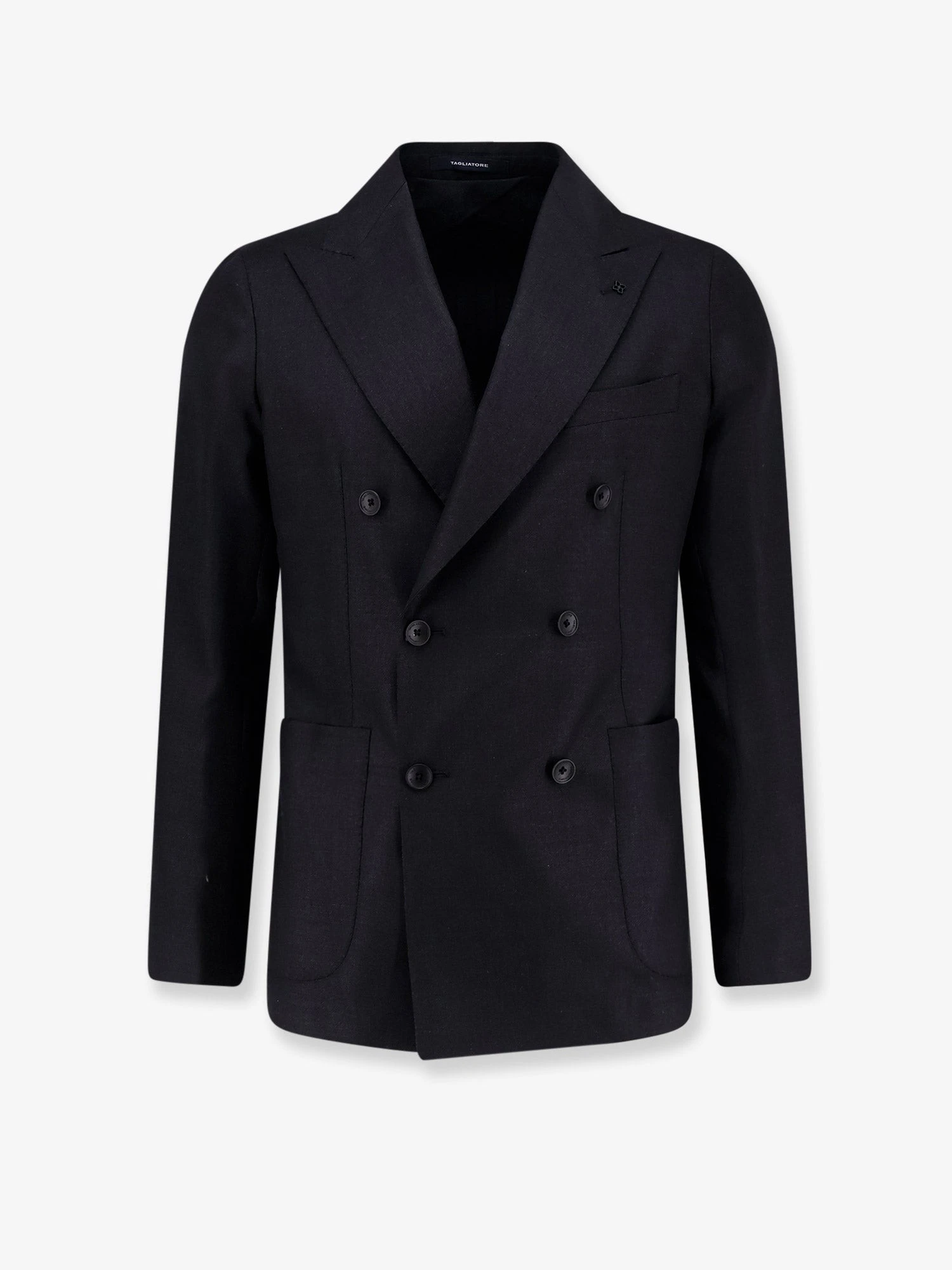 Virgin wool, silk and linen blazer.webp