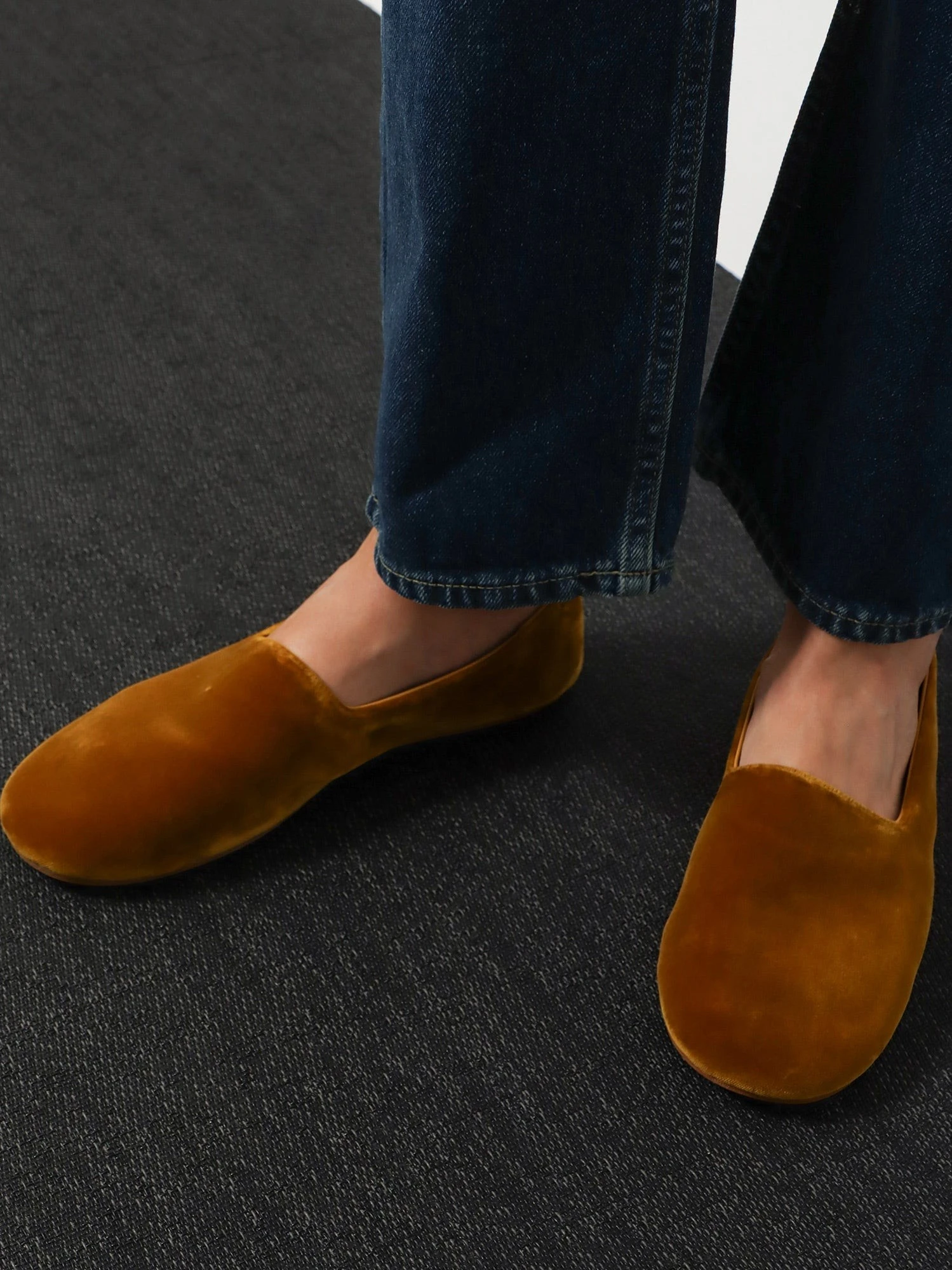 Ponti velvet loafers.webp
