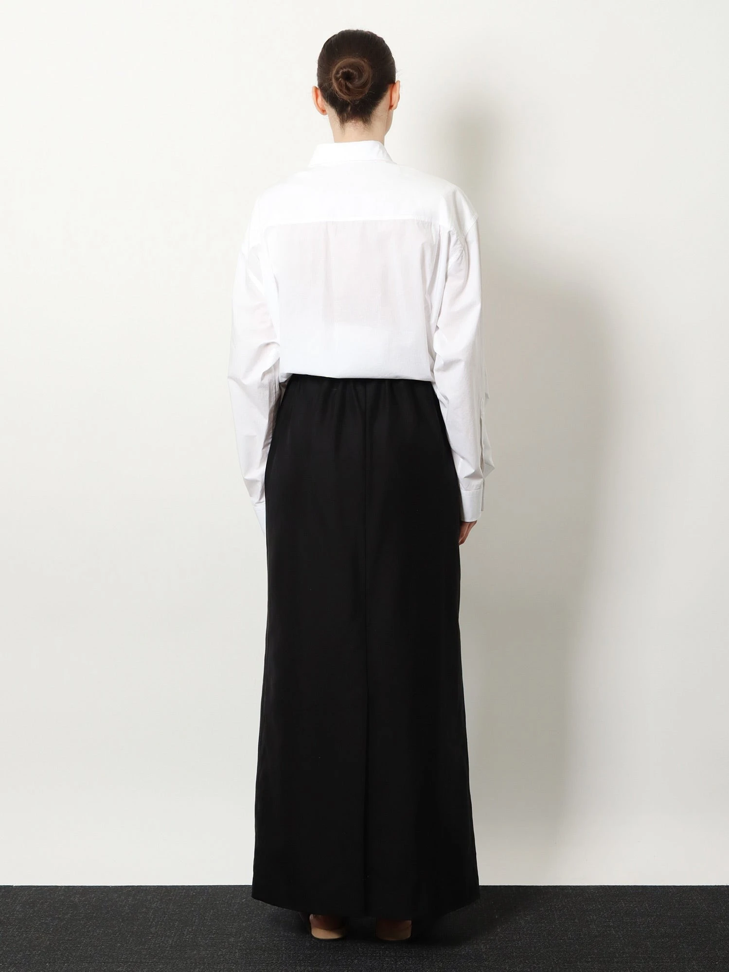 Saul cotton and silk long skirt.webp