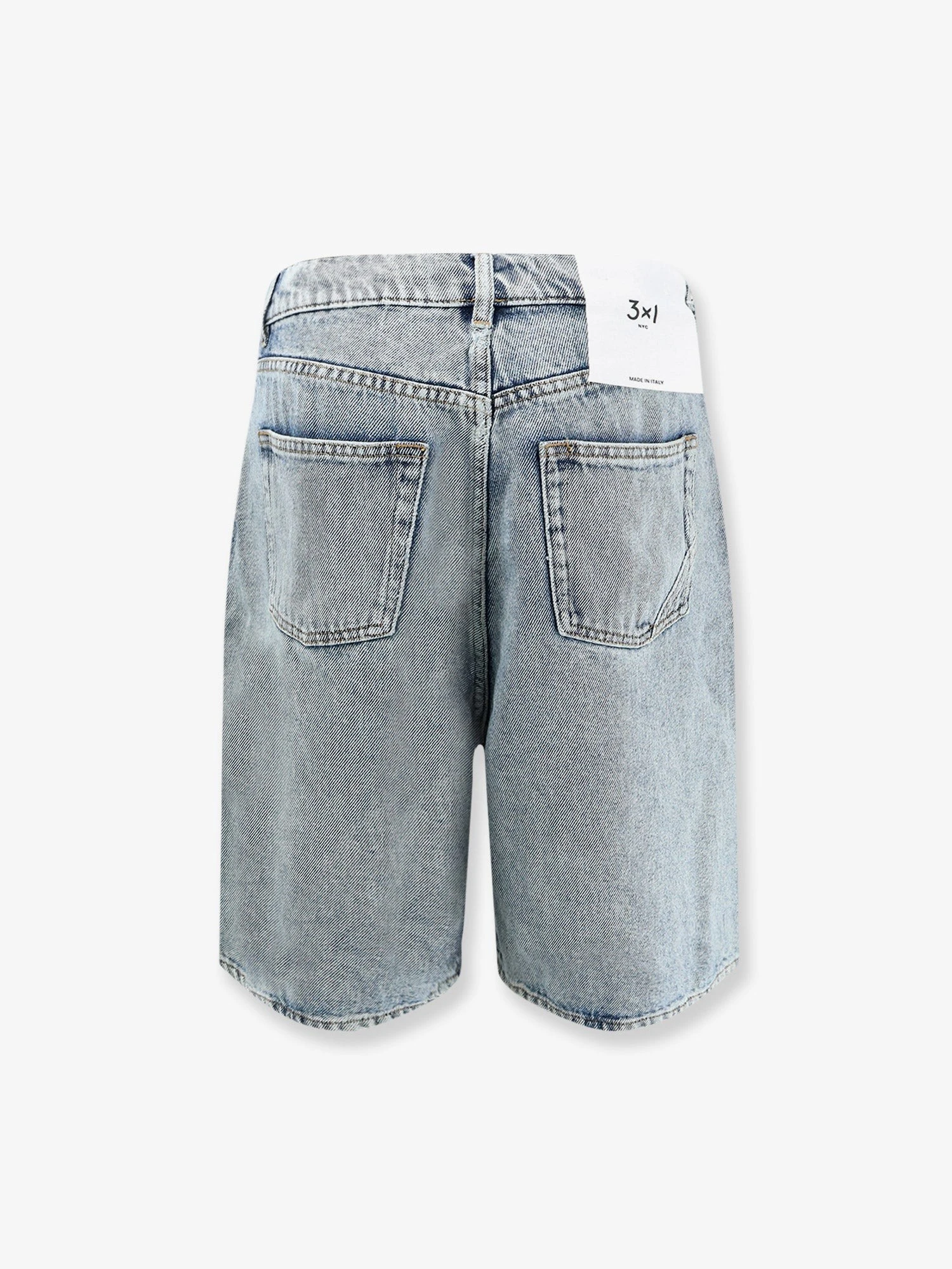 Skater blue denim bermuda shorts.webp