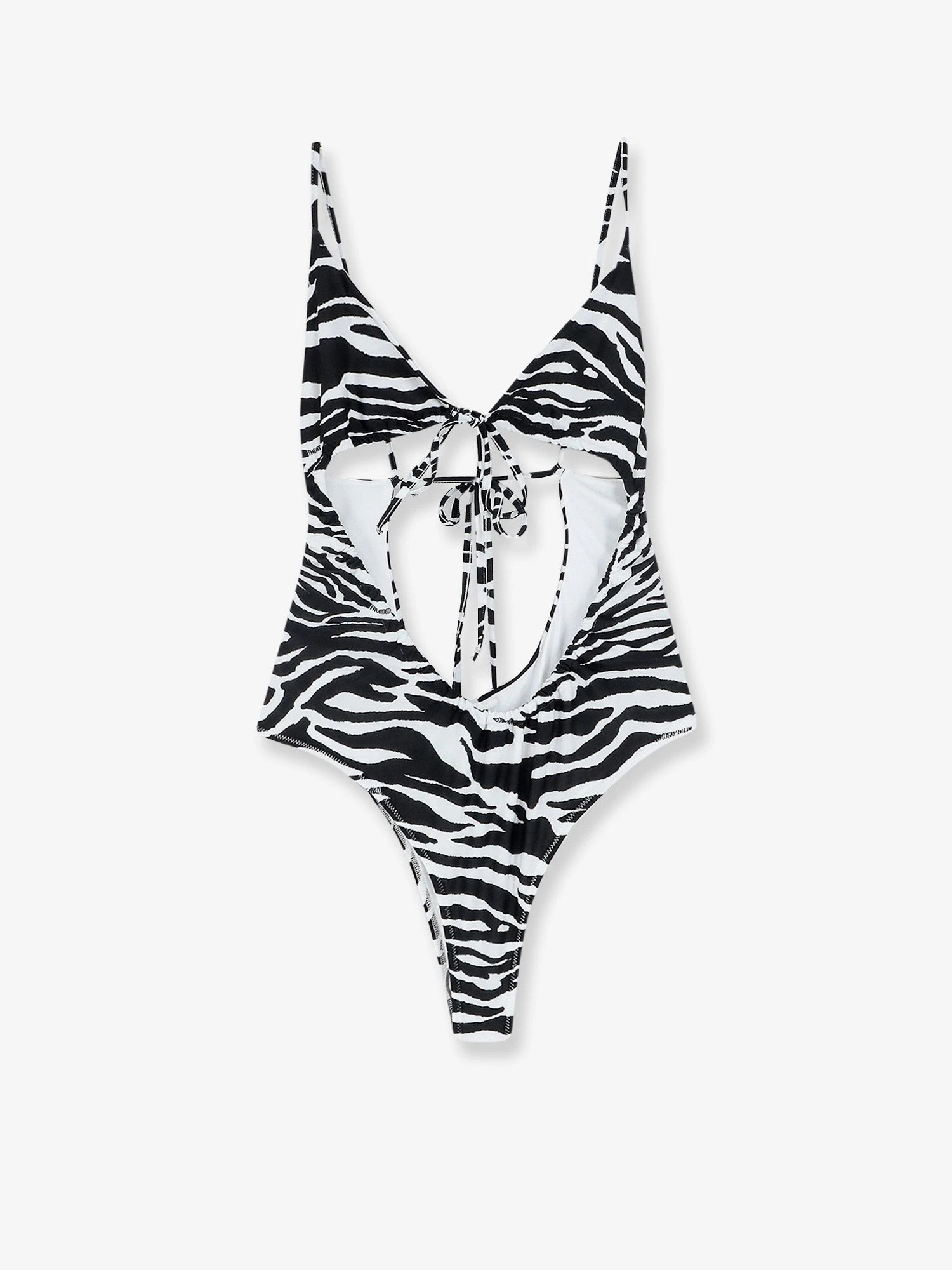 One-piece swimsuit with zebra print.webp