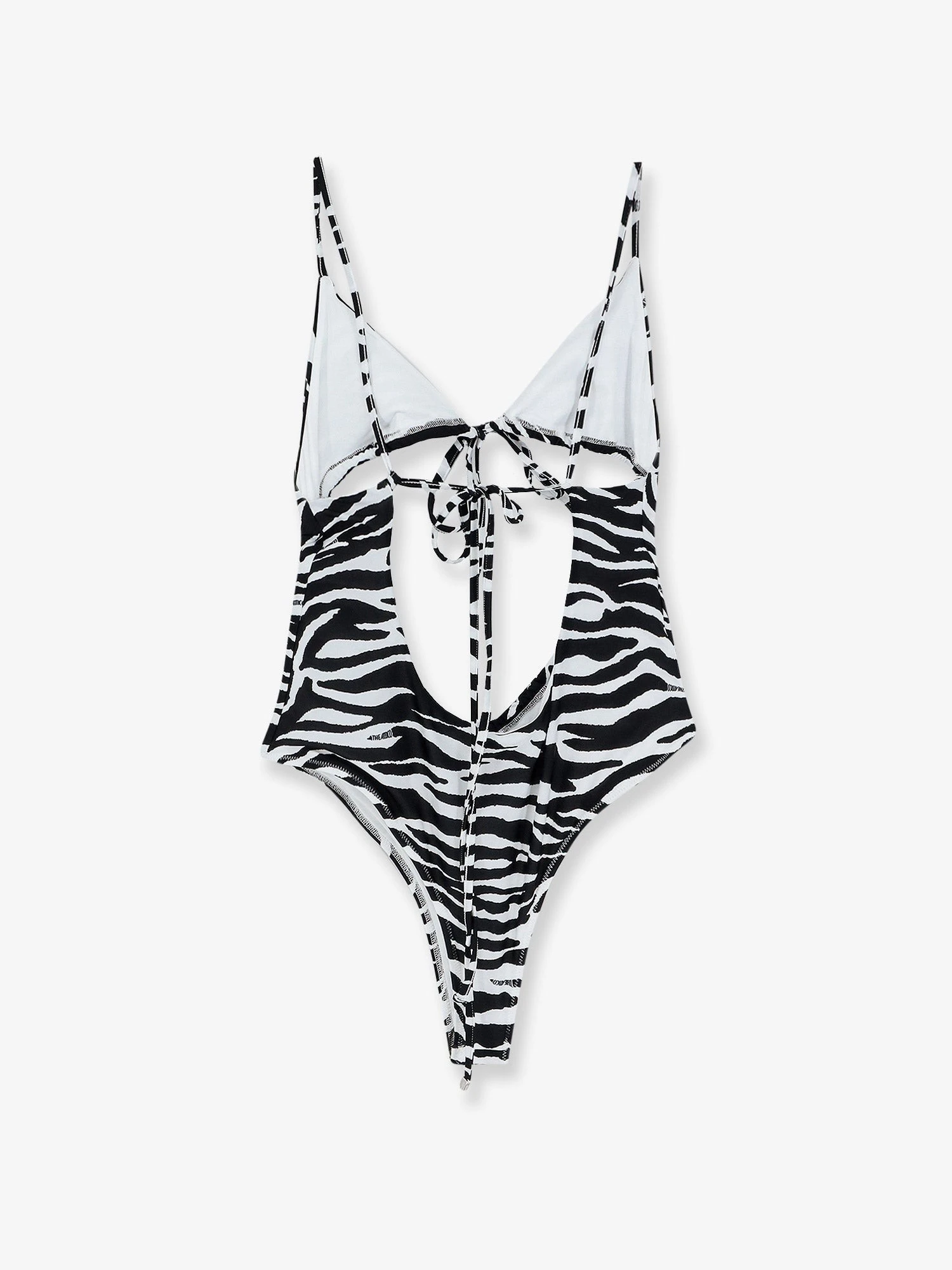 One-piece swimsuit with zebra print.webp