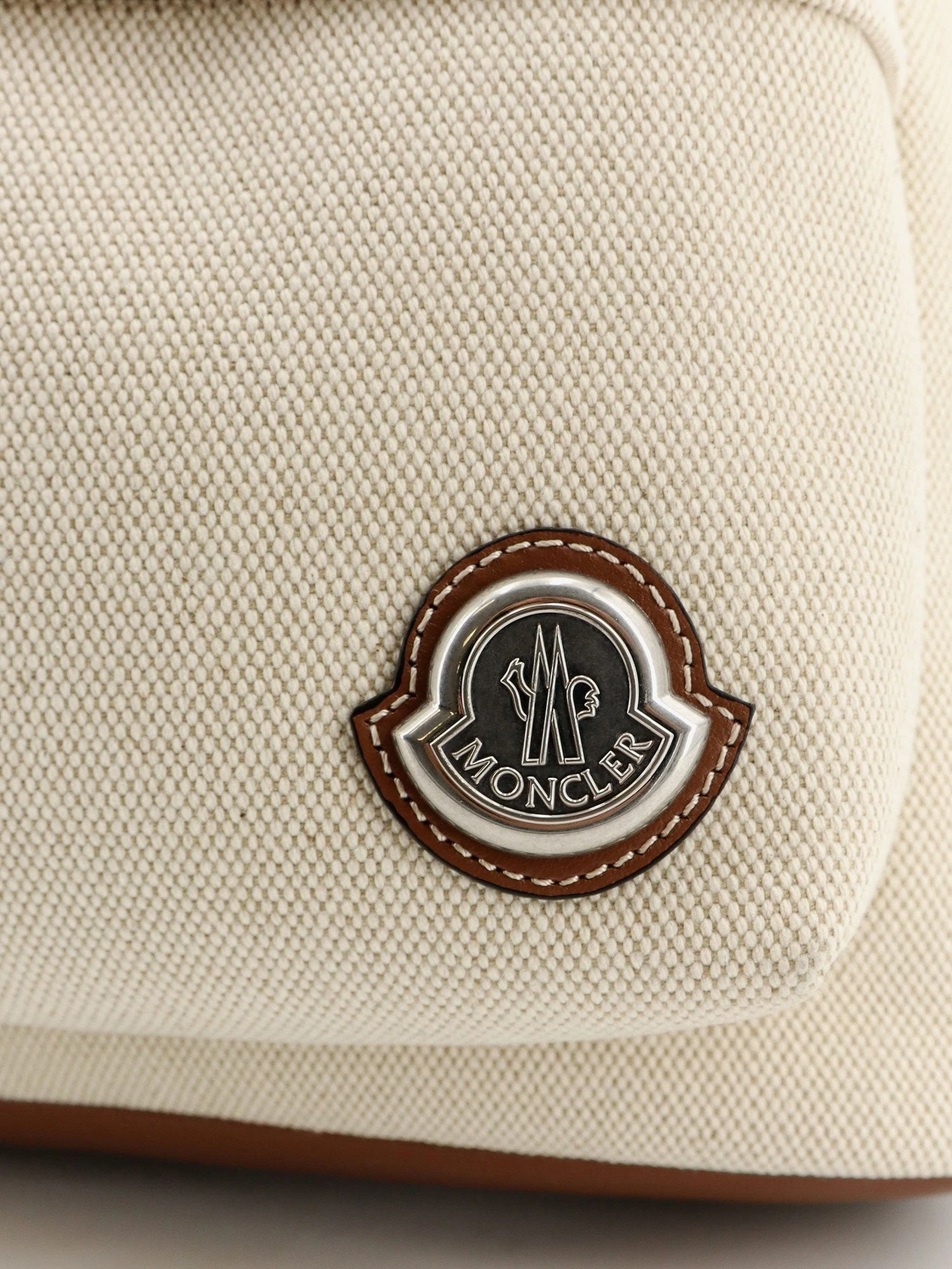 Carlo canvas backpack with embossed Moncler logo.webp