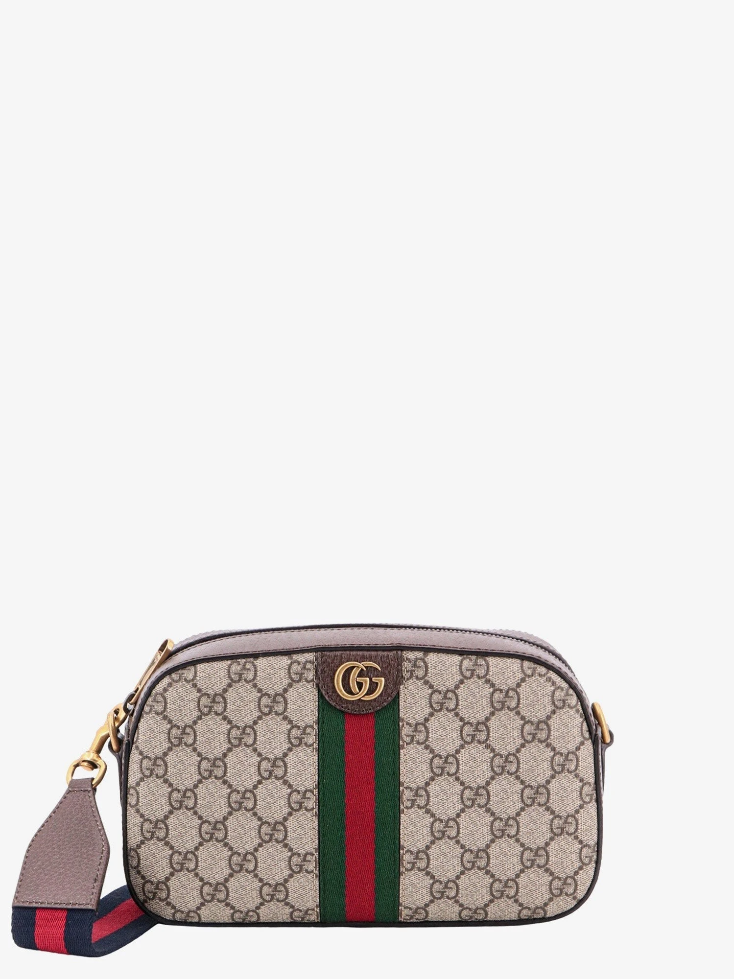 Ophidia GG Supreme Fabric and leather shoulder bag.webp