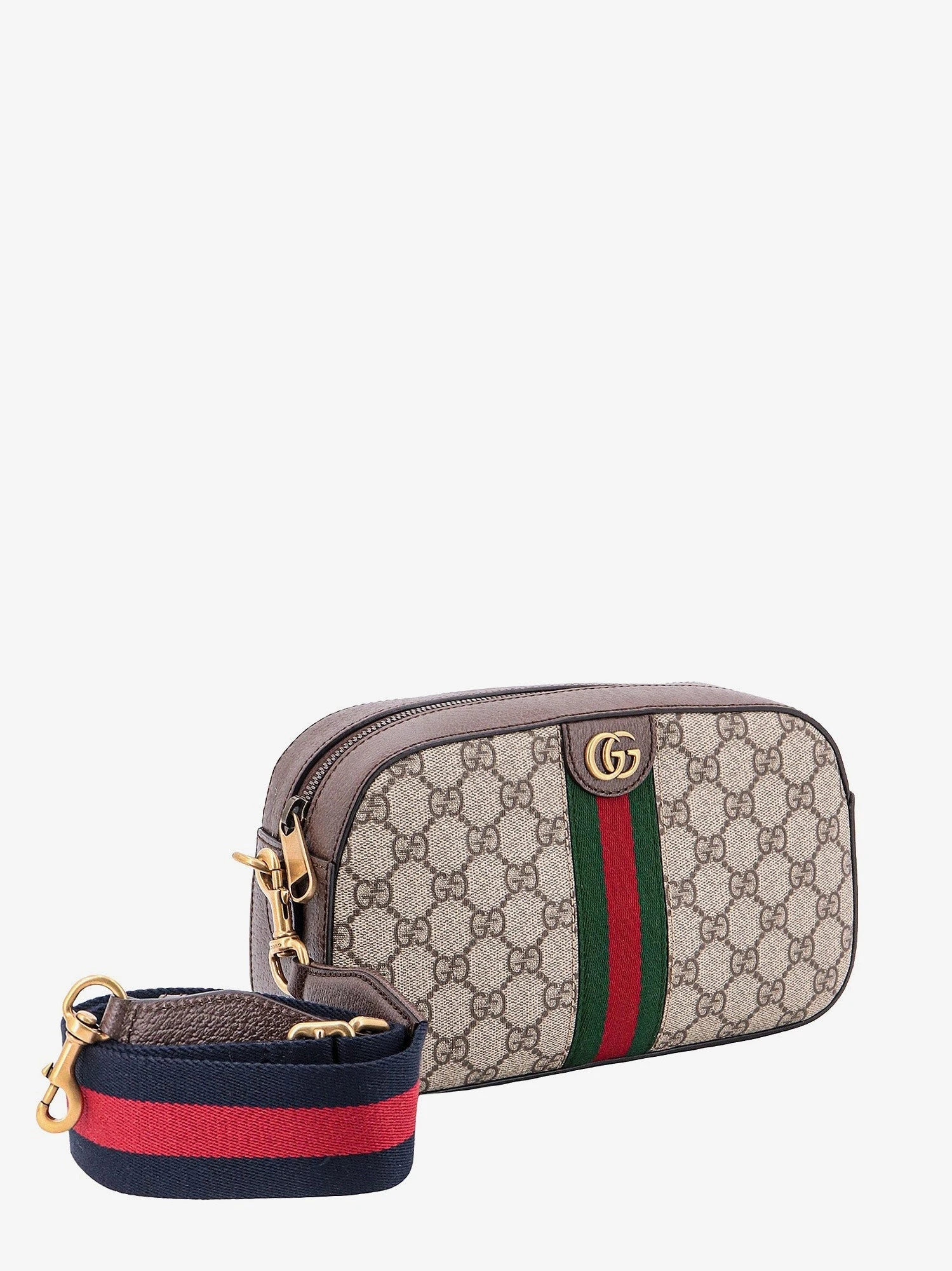 Ophidia GG Supreme Fabric and leather shoulder bag.webp
