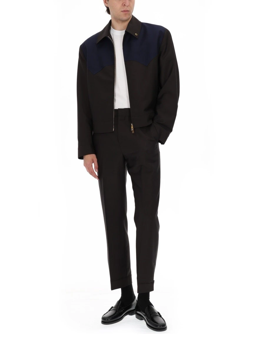 GIACCA IN LANA E MOHAIR CON ZIP.webp