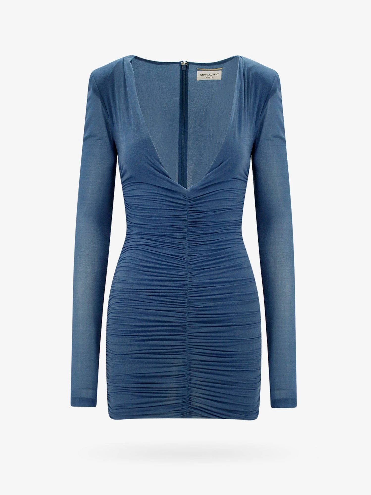 Draped fabric dress.webp