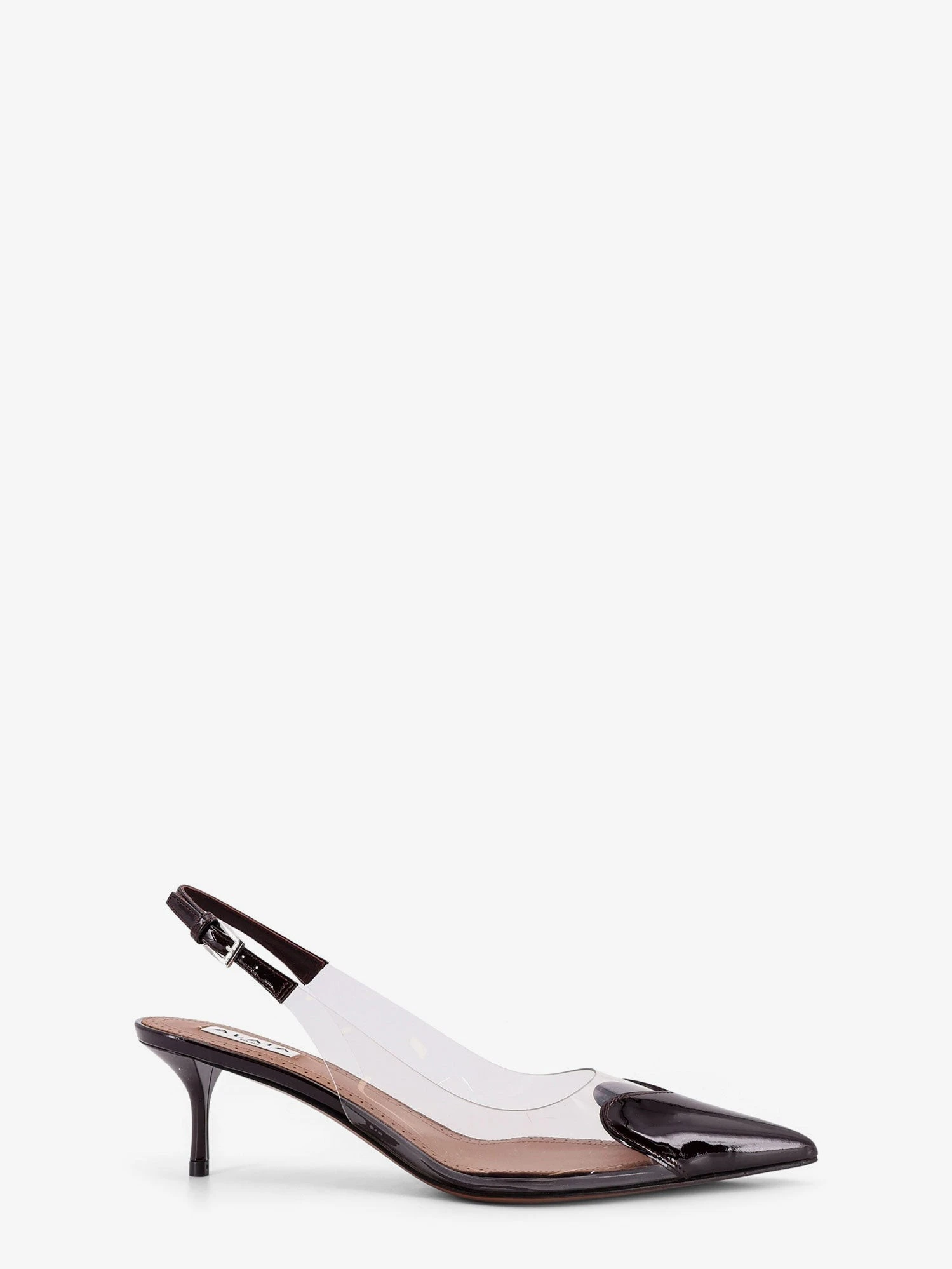Le Coeur PVC and leather pumps.webp