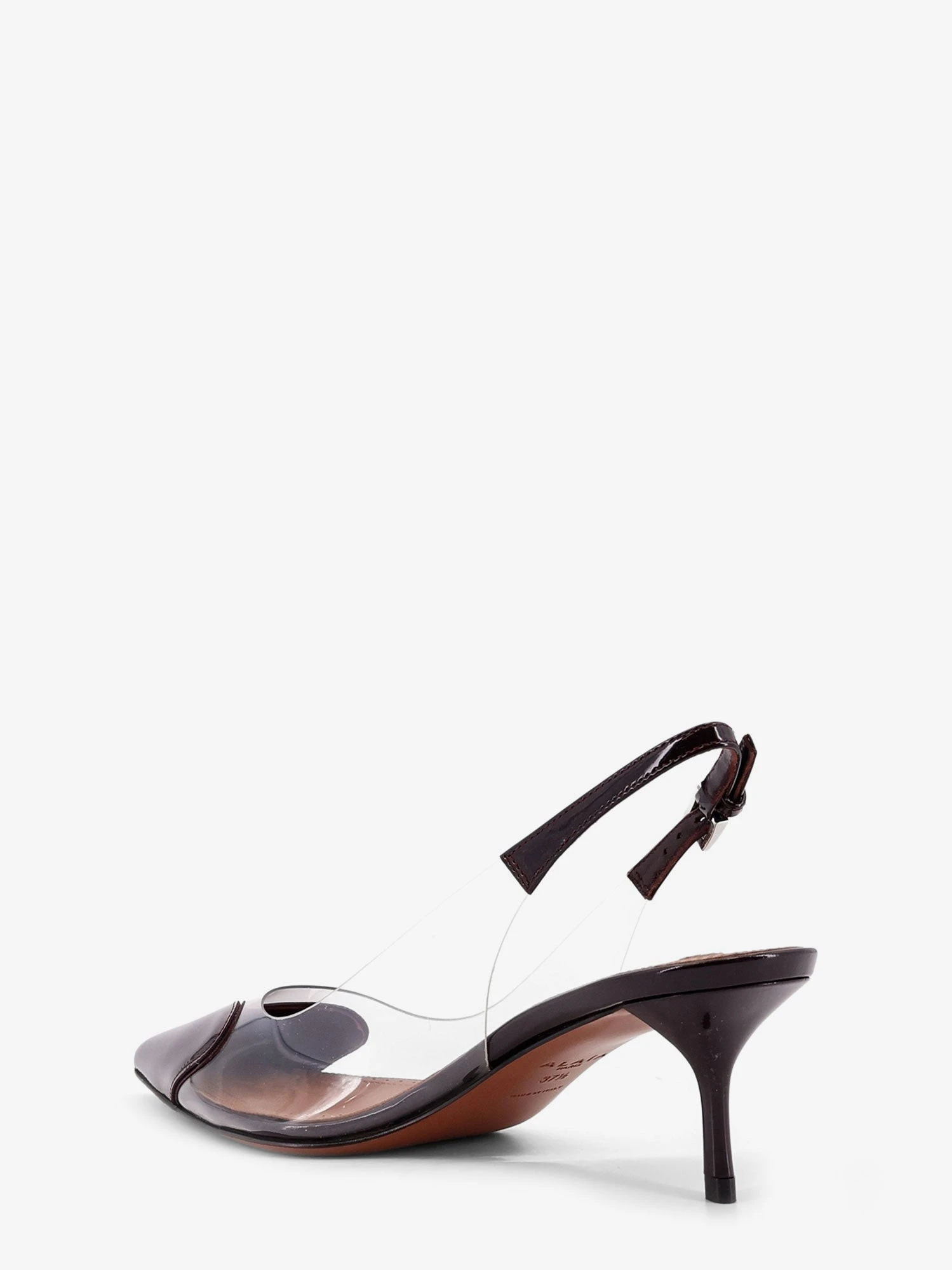 Le Coeur PVC and leather pumps.webp