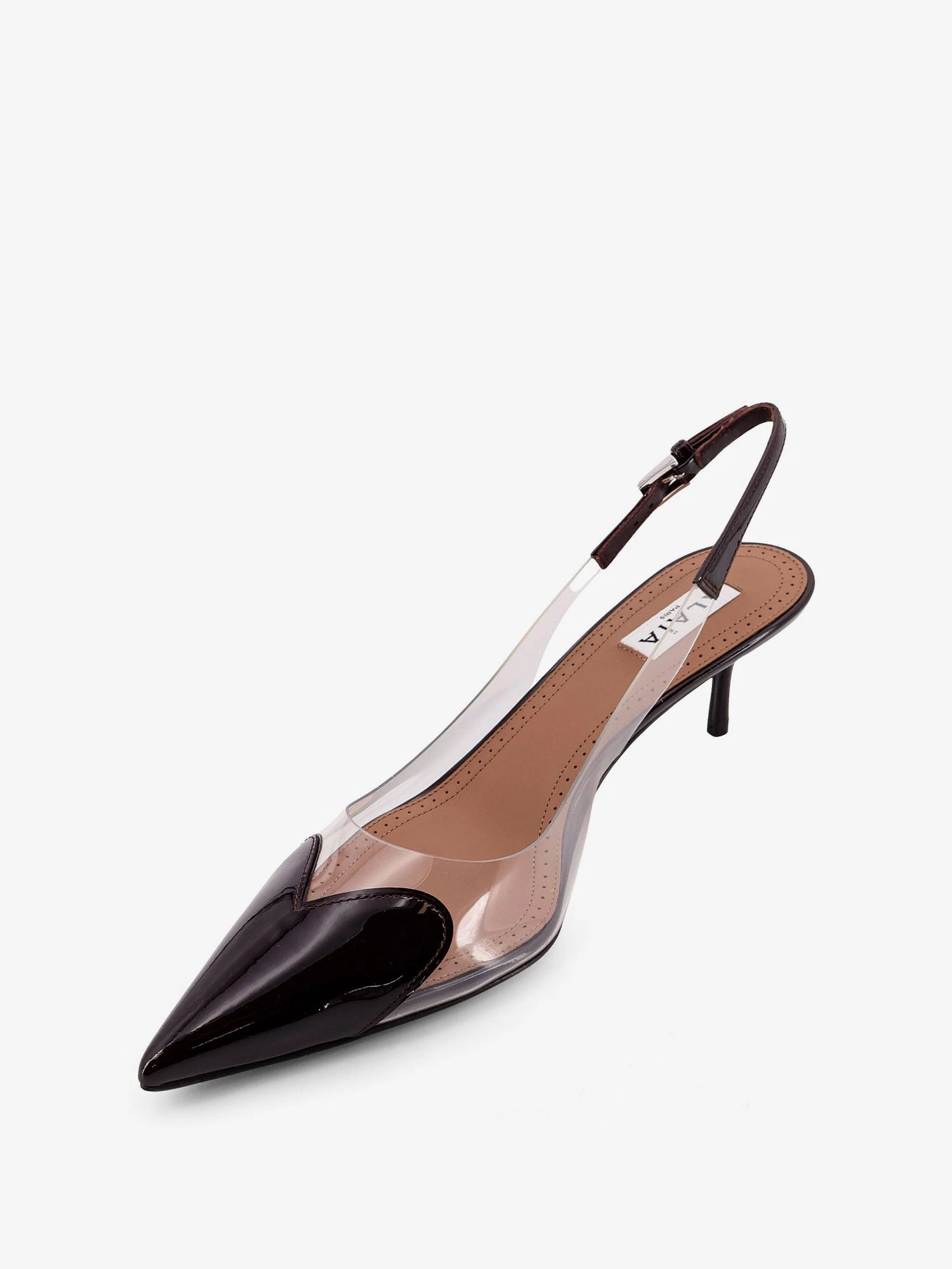 Le Coeur PVC and leather pumps.webp