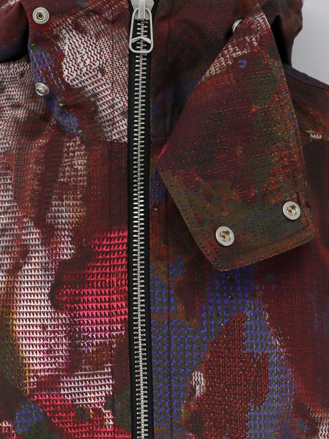 Technical multicolor cotton jacket.webp