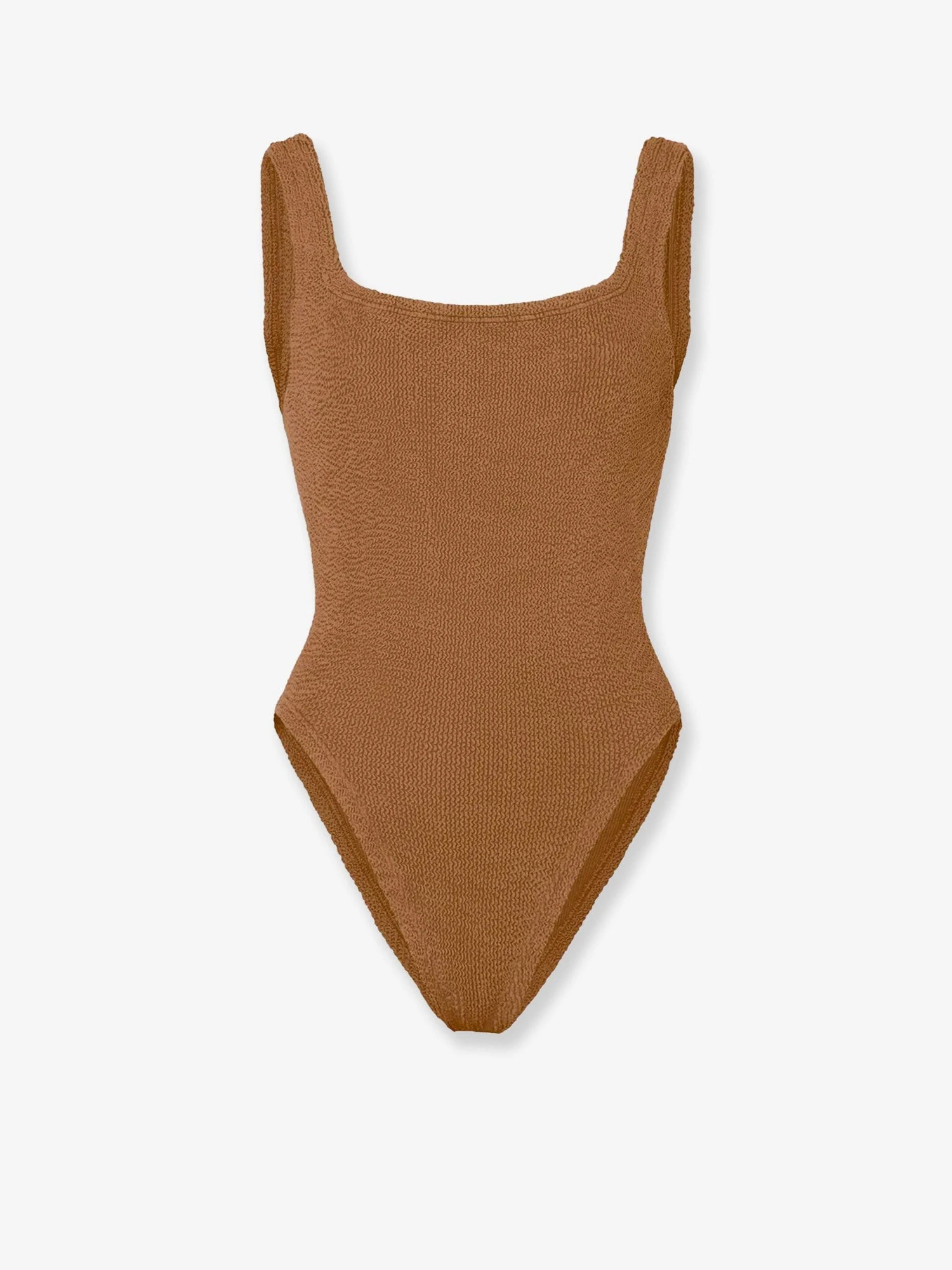 Crinkle fabric one-piece swimsuit.webp