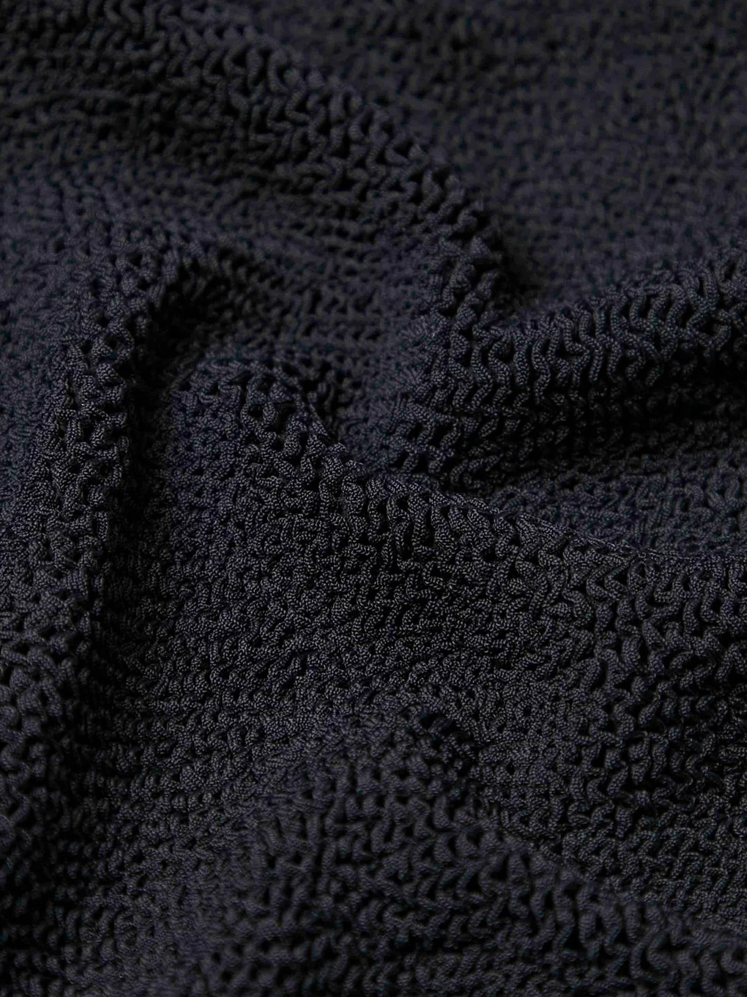 Crinkle fabric one-piece swimsuit.webp