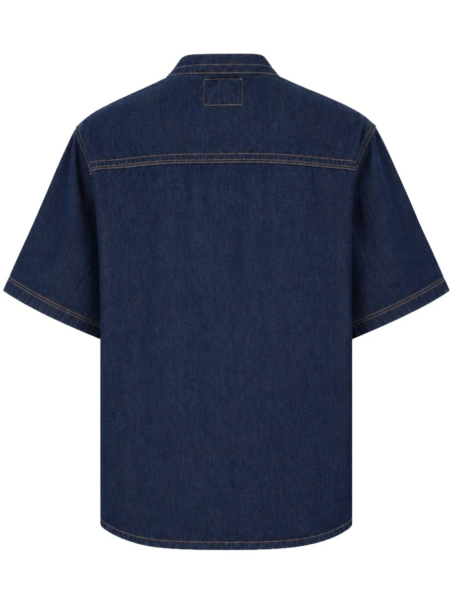 CAMICIA IN DENIM CON LOGO.webp