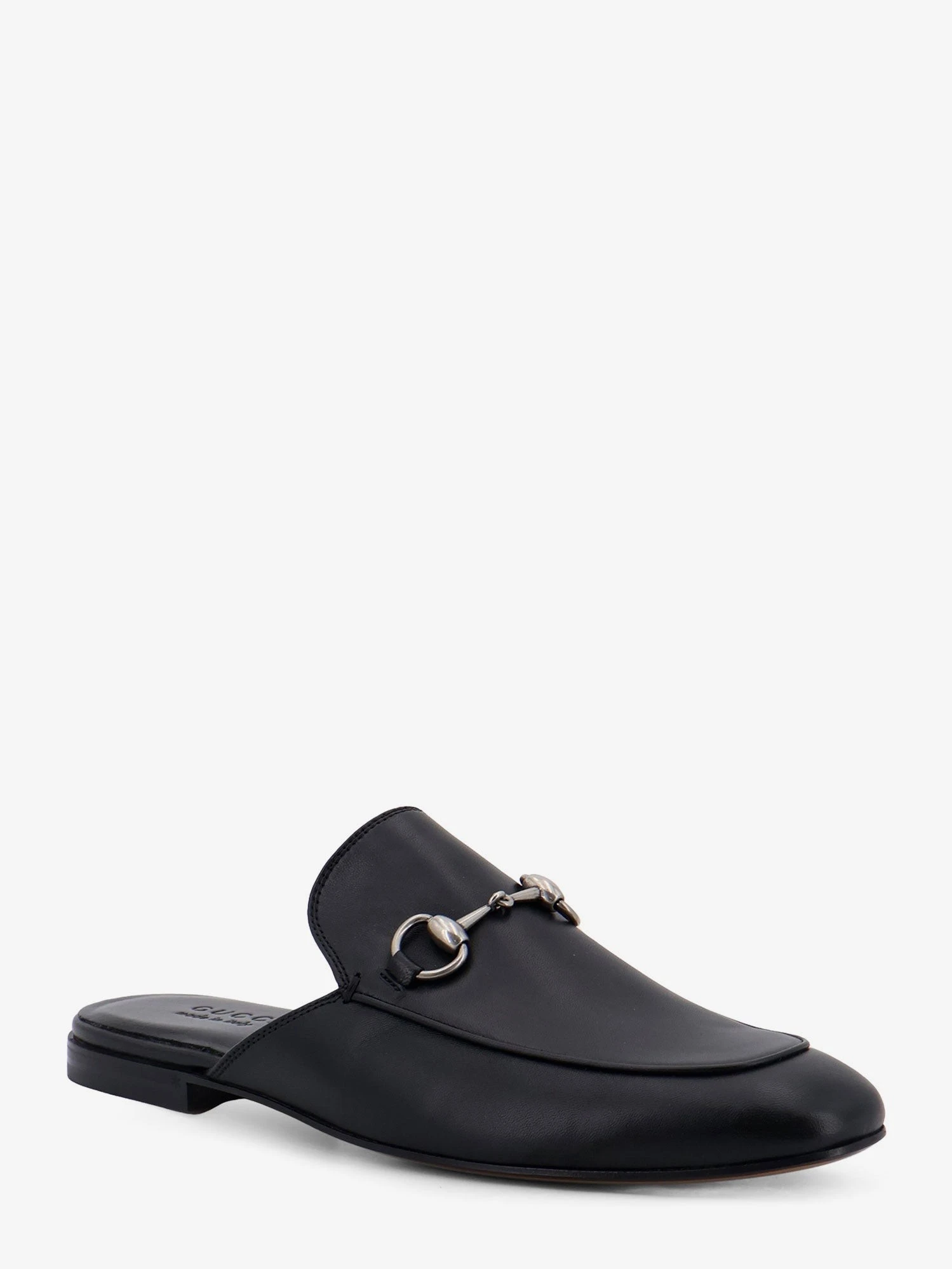 Leather loafers with metal Horsebit.webp