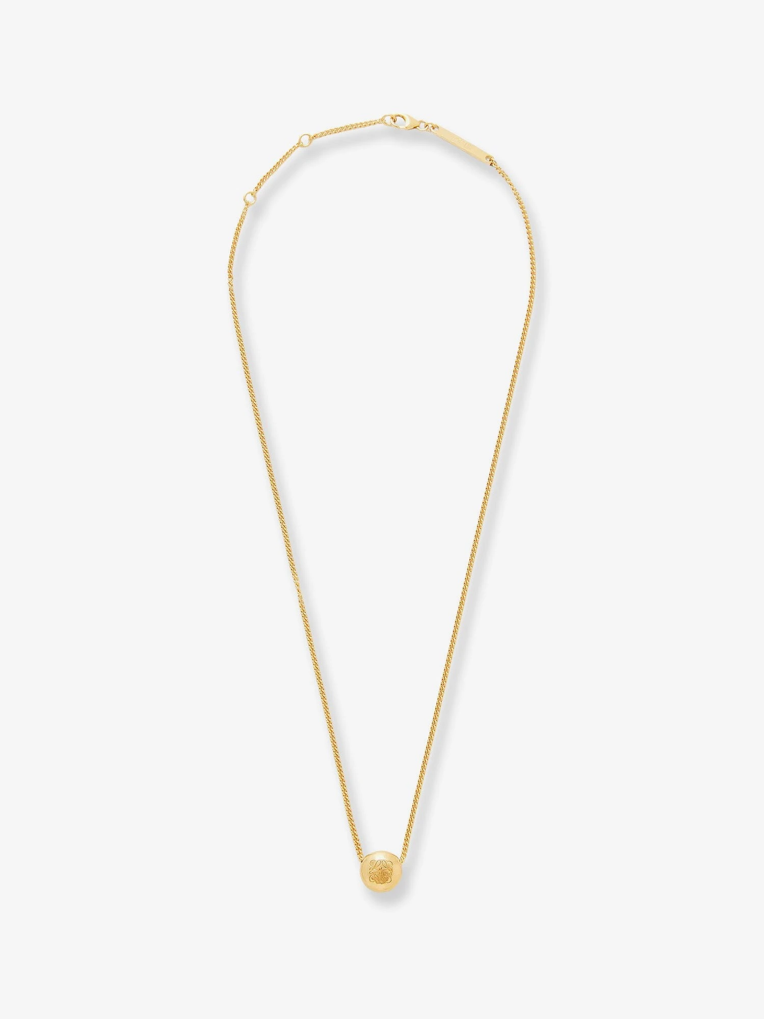 Paula's Ibiza -Anagram Pebble silver necklace.webp