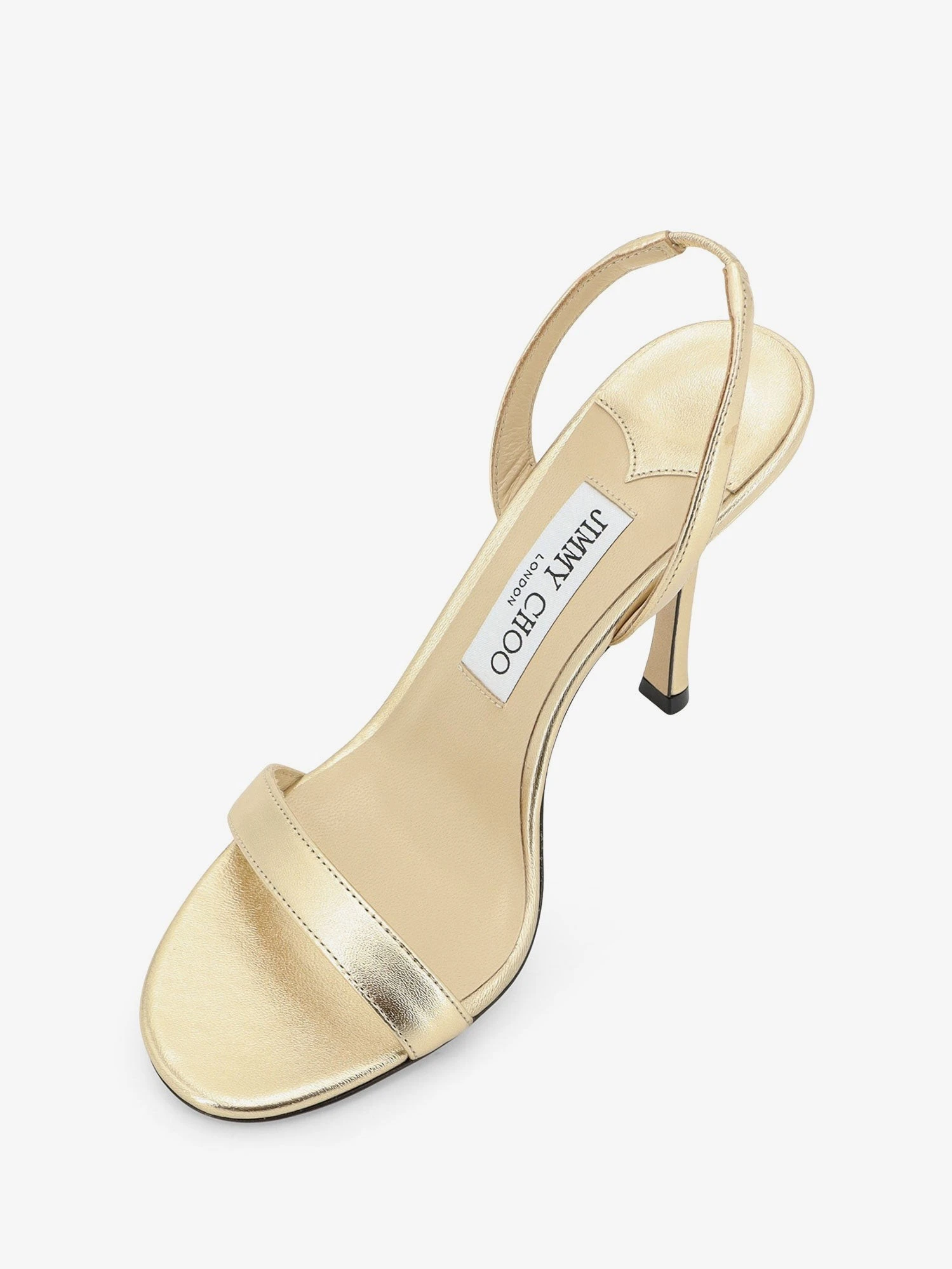 Jenn 100 laminated leather sandals.webp